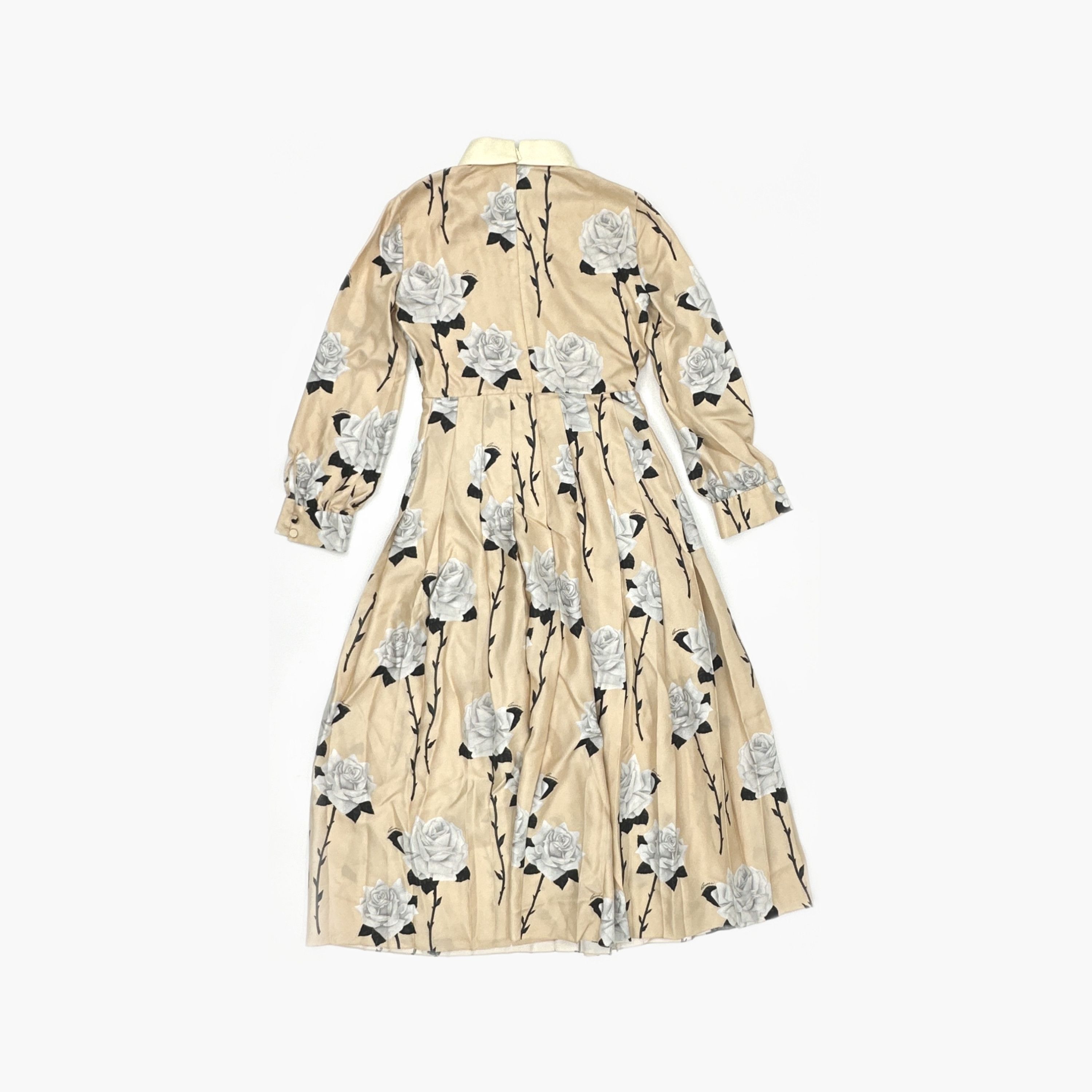 Gucci Gucci Floral Print Silk Midi Dress Size 36 Size XS / US 0-2 / IT 36-38 - 2 Thumbnail