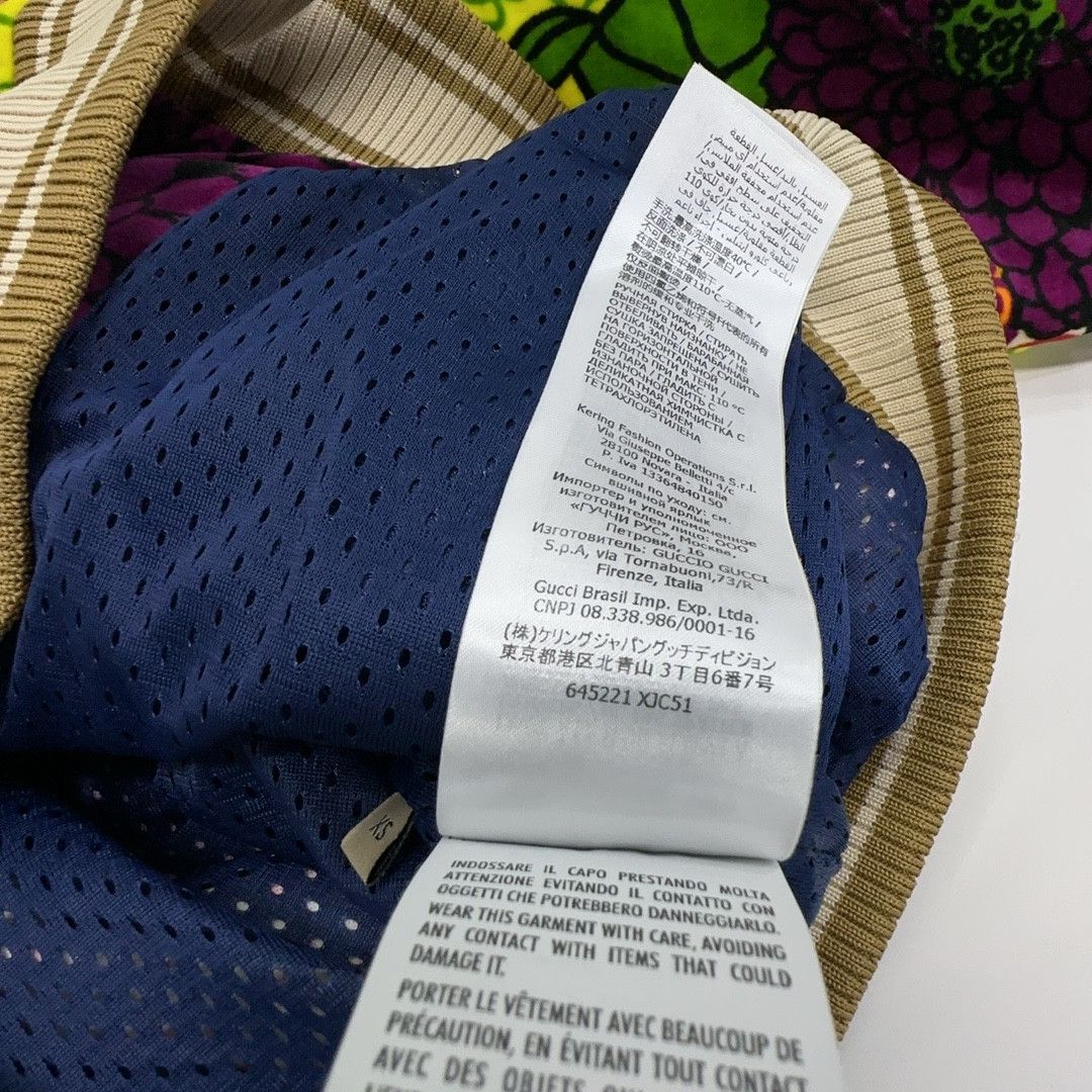 Gucci Gucci Floral Print Zip Jacket Size XS Size US XS / EU 42 / 0 - 3 Thumbnail