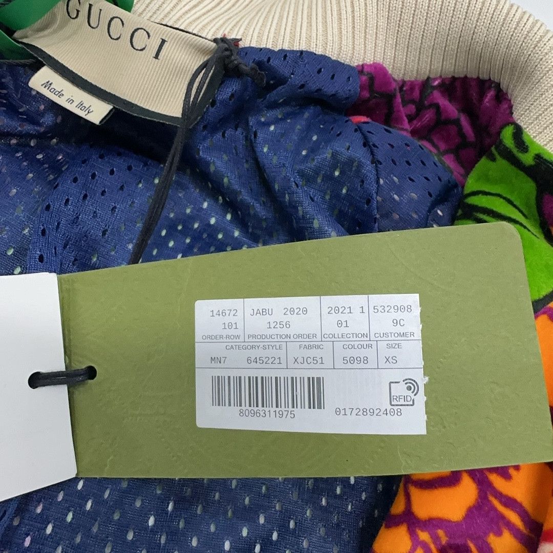 Gucci Gucci Floral Print Zip Jacket Size XS Size US XS / EU 42 / 0 - 6 Thumbnail