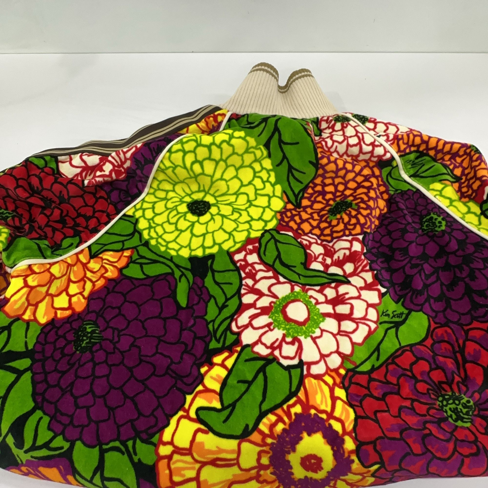 Gucci Gucci Floral Print Zip Jacket Size XS Size US XS / EU 42 / 0 - 8 Thumbnail
