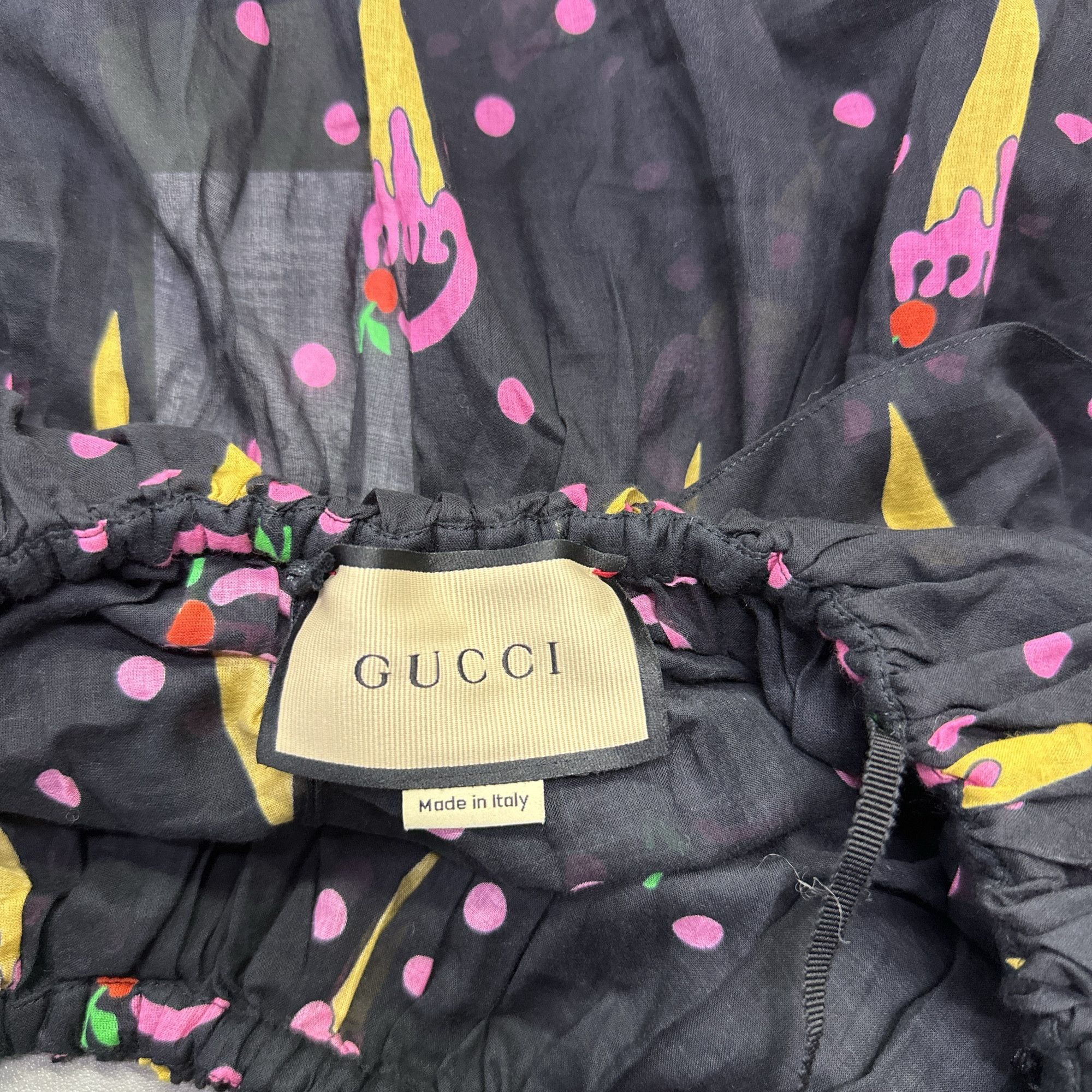 Gucci Gucci Ice Cream Print Dress Size 36 Size XS / US 0-2 / IT 36-38 - 3 Thumbnail