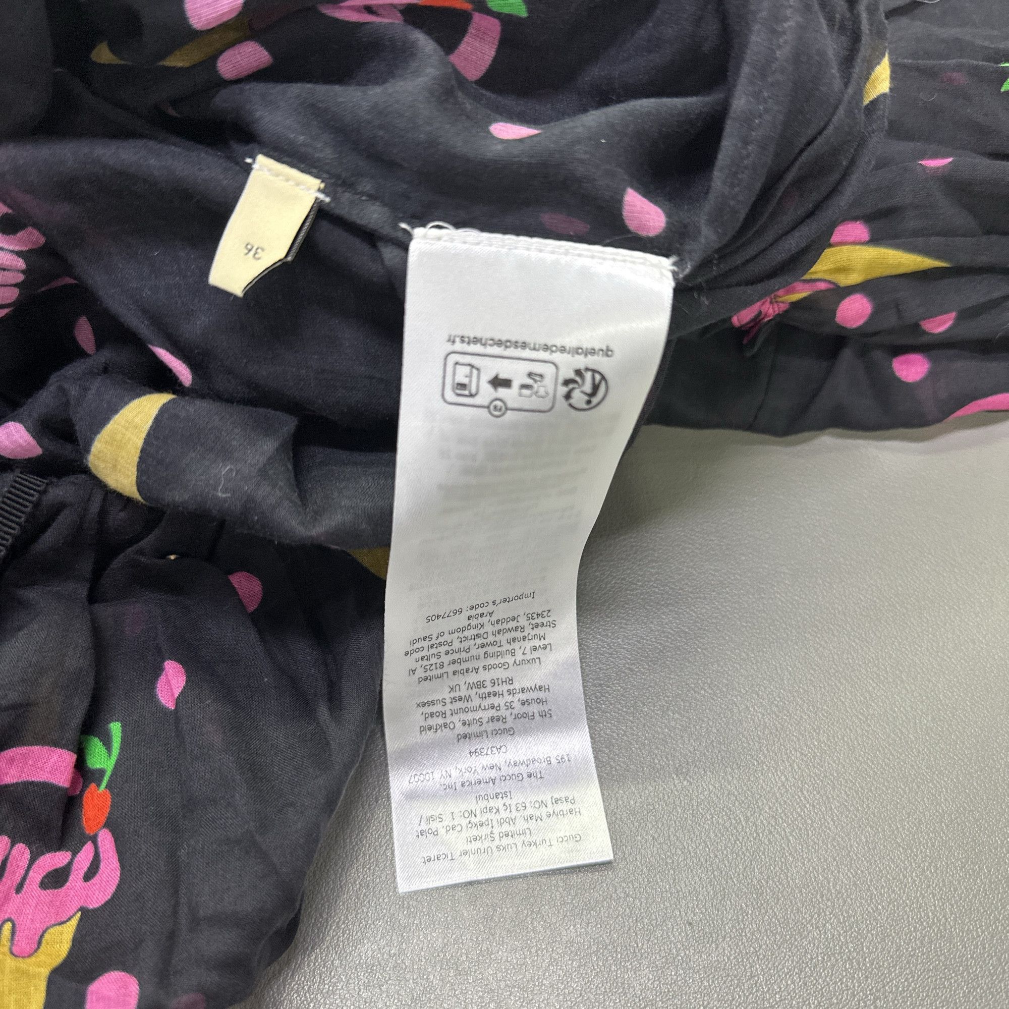 Gucci Gucci Ice Cream Print Dress Size 36 Size XS / US 0-2 / IT 36-38 - 5 Thumbnail