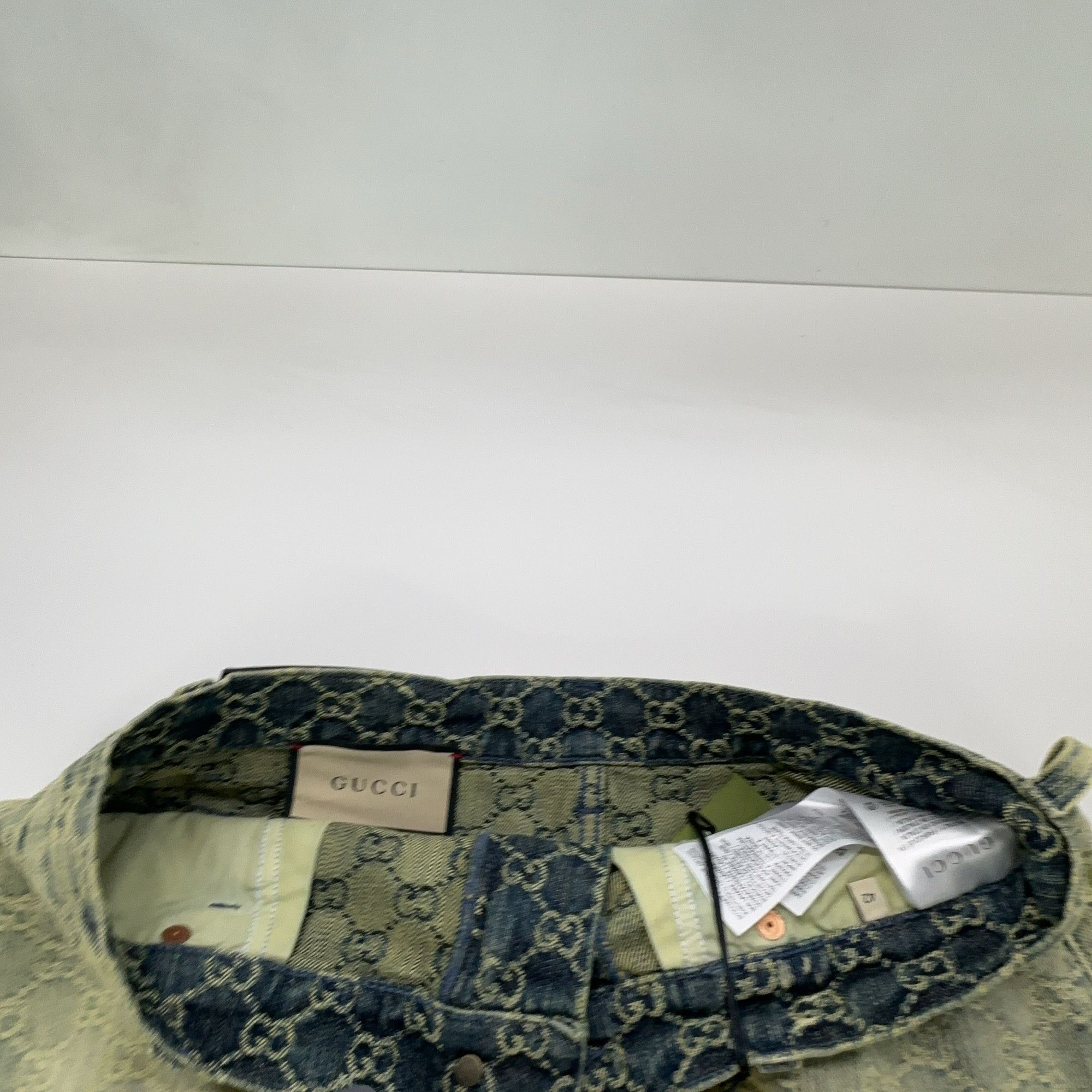 Gucci Gucci GG Jacquard Denim Mini Skirt Size 42 Size 28" / US 6 / IT 42 - 7 Thumbnail