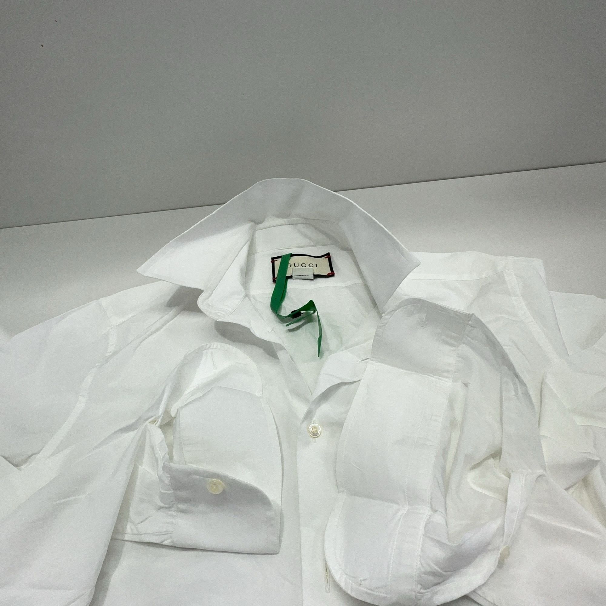 Gucci Gucci Cotton Button Up Shirt Size M Size US M / EU 48-50 / 2 - 7 Thumbnail