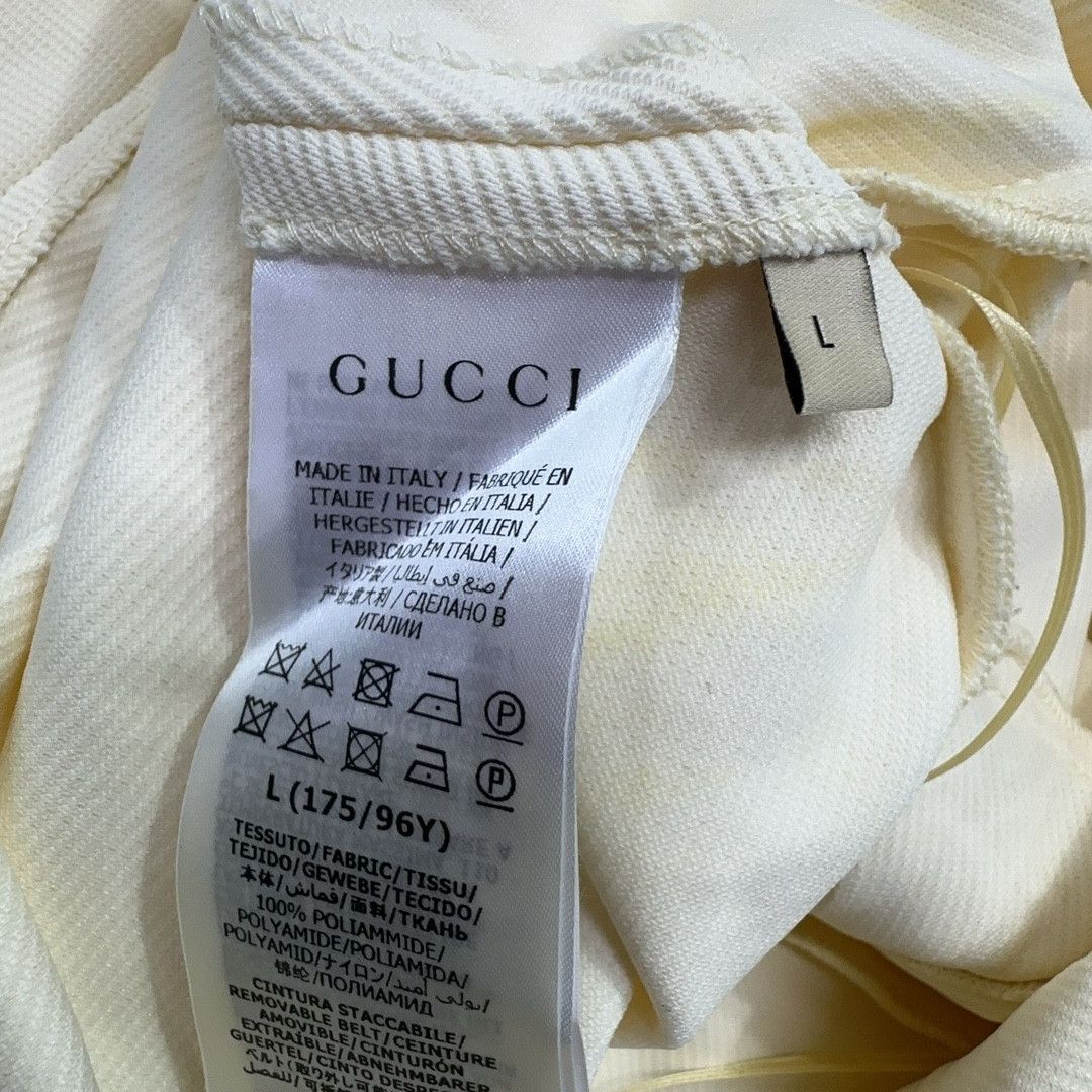 Gucci Gucci V-Neck Button-Up Mini Dress Size L Size L / US 10 / IT 46 - 5 Thumbnail
