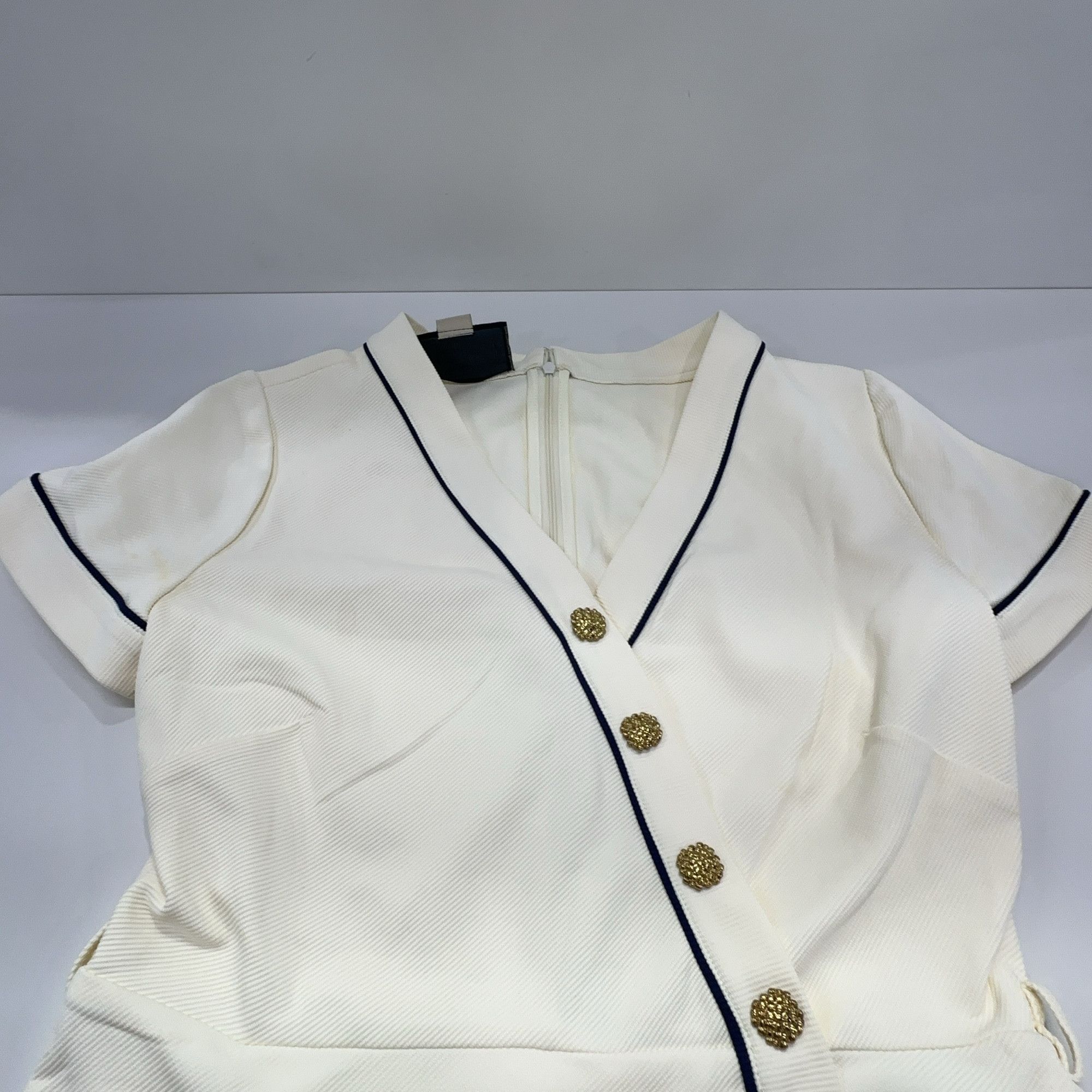 Gucci Gucci V-Neck Button-Up Mini Dress Size L Size L / US 10 / IT 46 - 7 Thumbnail