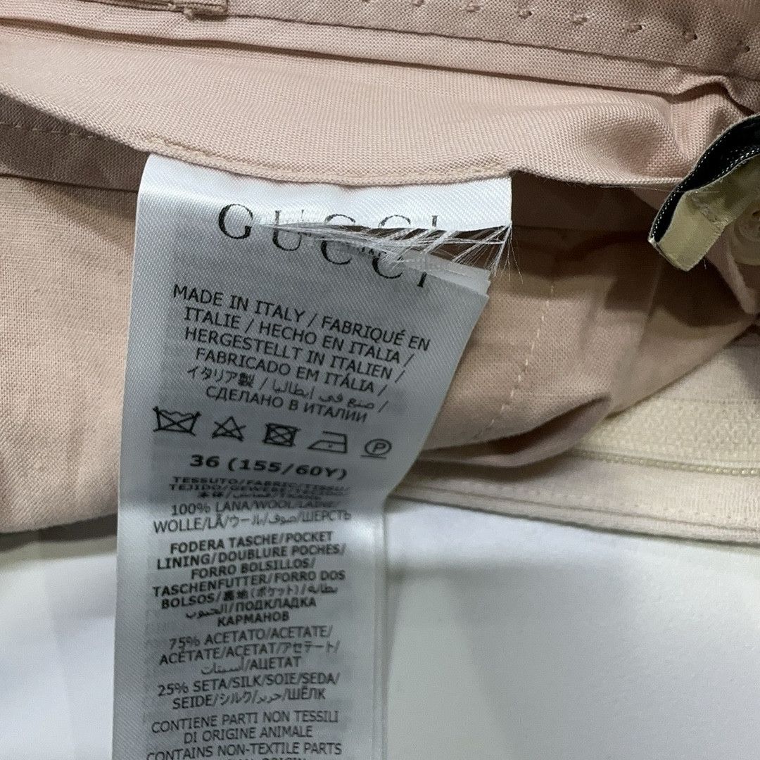 Gucci Gucci Wool Pants Size 36 Size 25" / US 0 / IT 36 - 4 Thumbnail