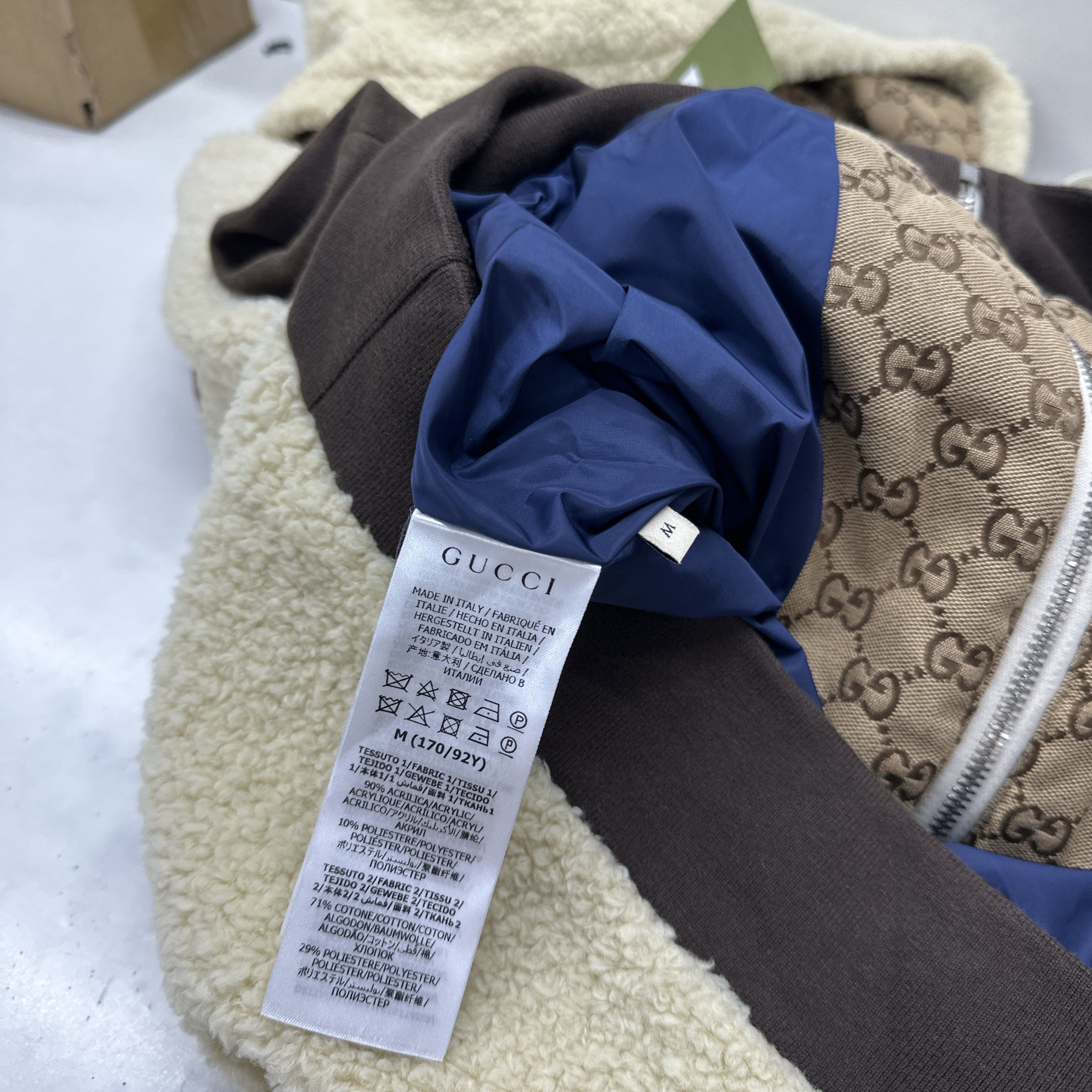Gucci × The North Face Gucci x The North Face GG Fleece Hoodie Size M Size US M / EU 48-50 / 2 - 3 Thumbnail