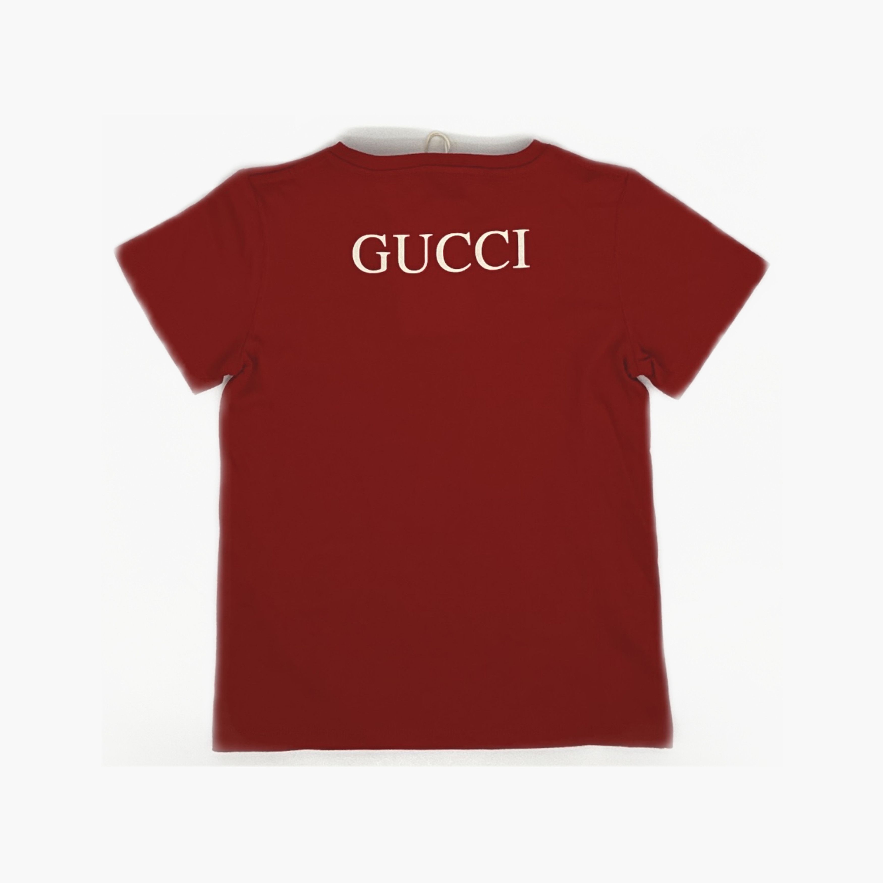 Gucci Gucci Black Cat Graphic T-Shirt Red Size XXL Size US XXL / EU 58 / 5 - 2 Thumbnail