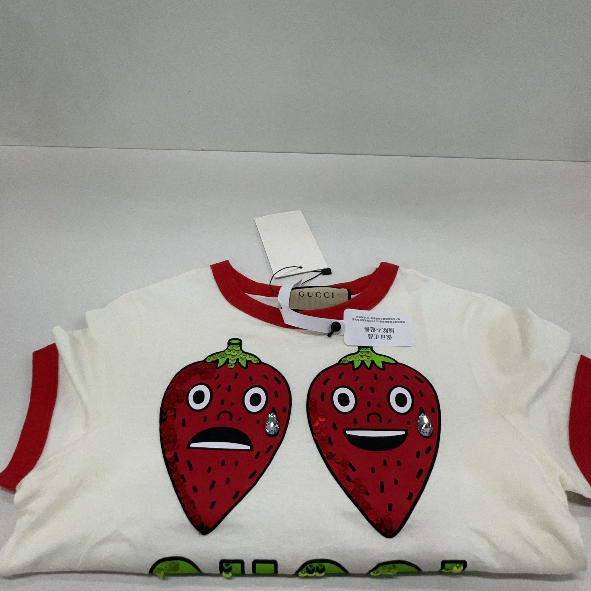 Gucci Gucci Strawberry Marilyn Monroe Print T-Shirt Size XXS Size XXS / US 00 / IT 34 - 6 Thumbnail
