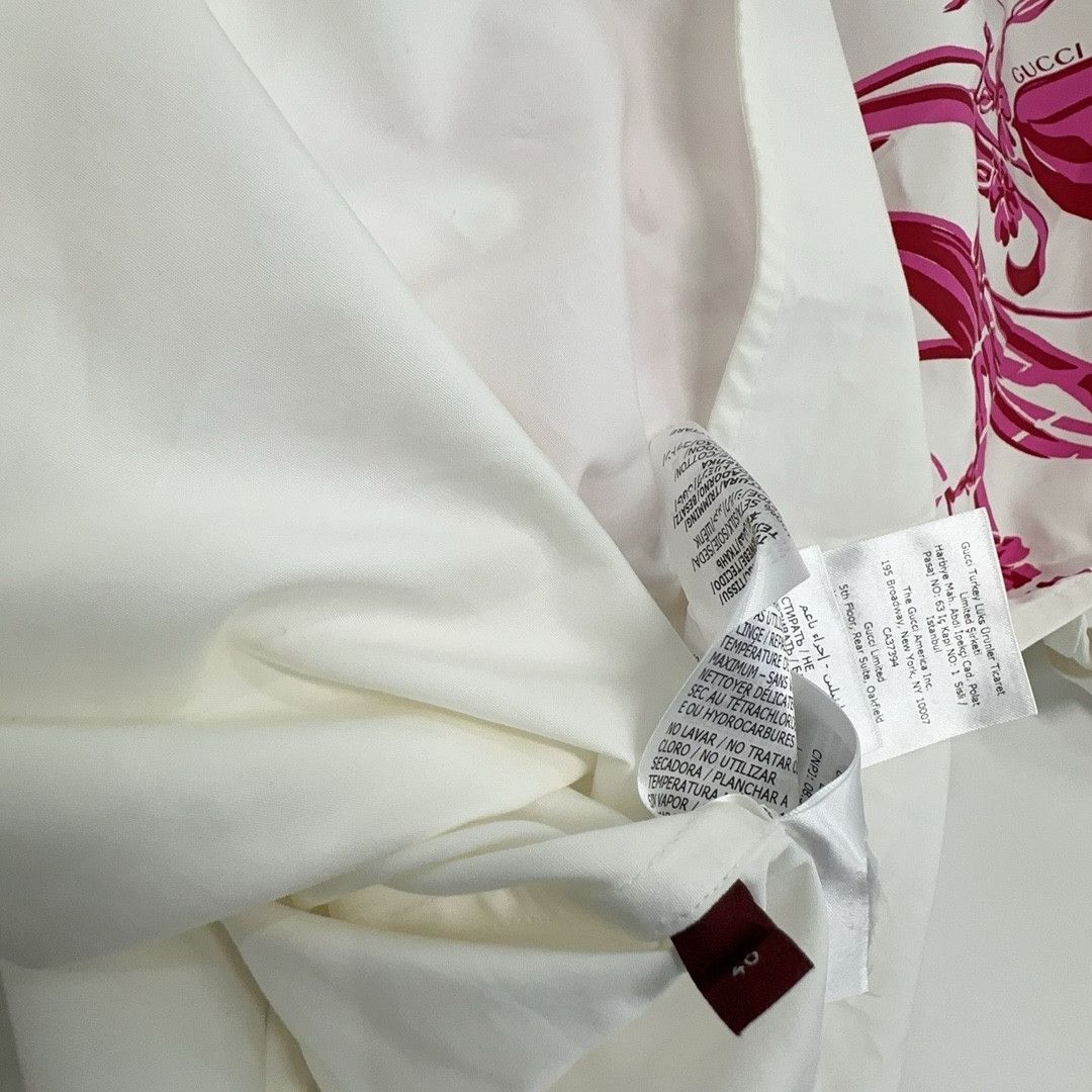 Gucci Gucci Floral Print Button Up Shirt Size 40 Size S / US 4 / IT 40 - 6 Thumbnail