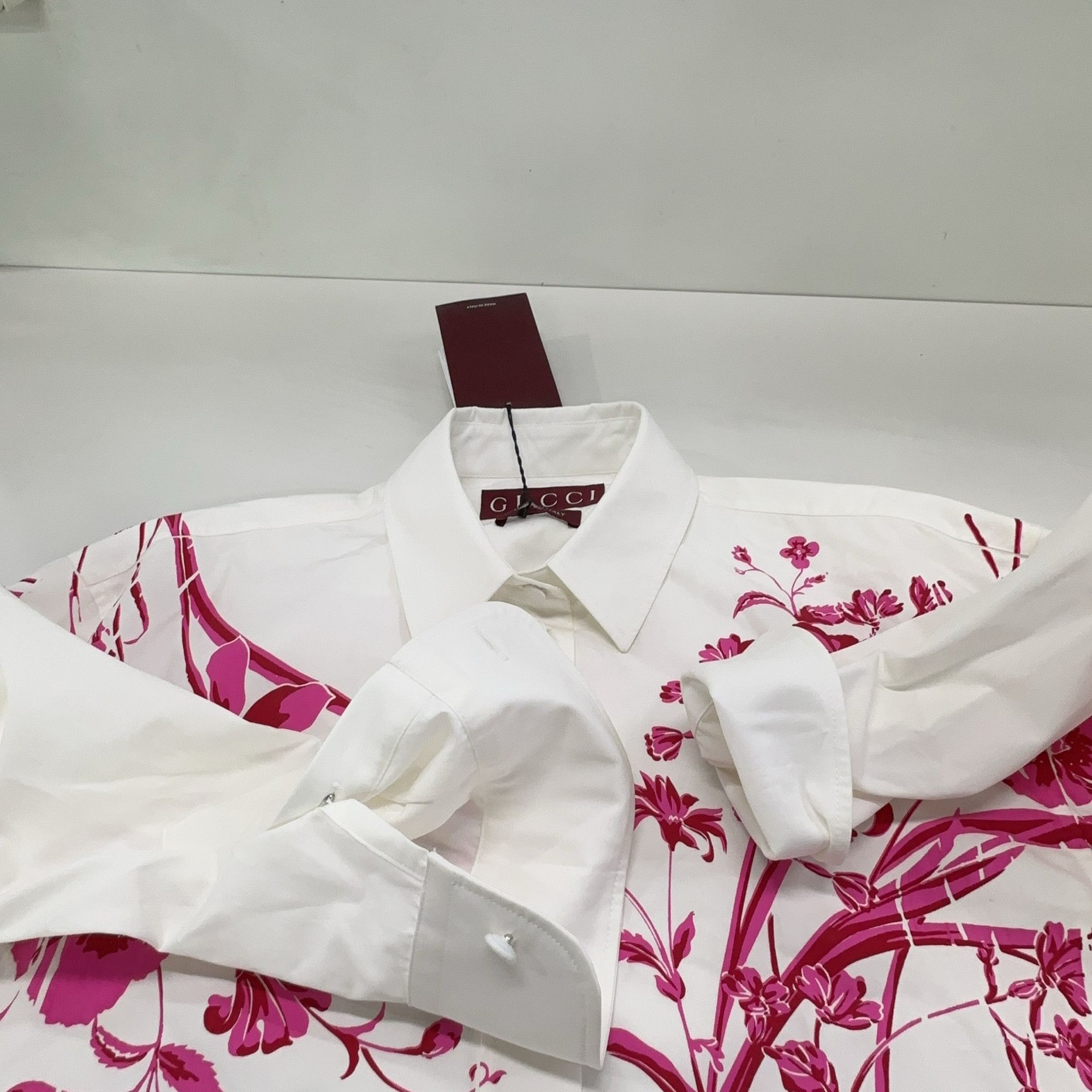 Gucci Gucci Floral Print Button Up Shirt Size 40 Size S / US 4 / IT 40 - 13 Thumbnail