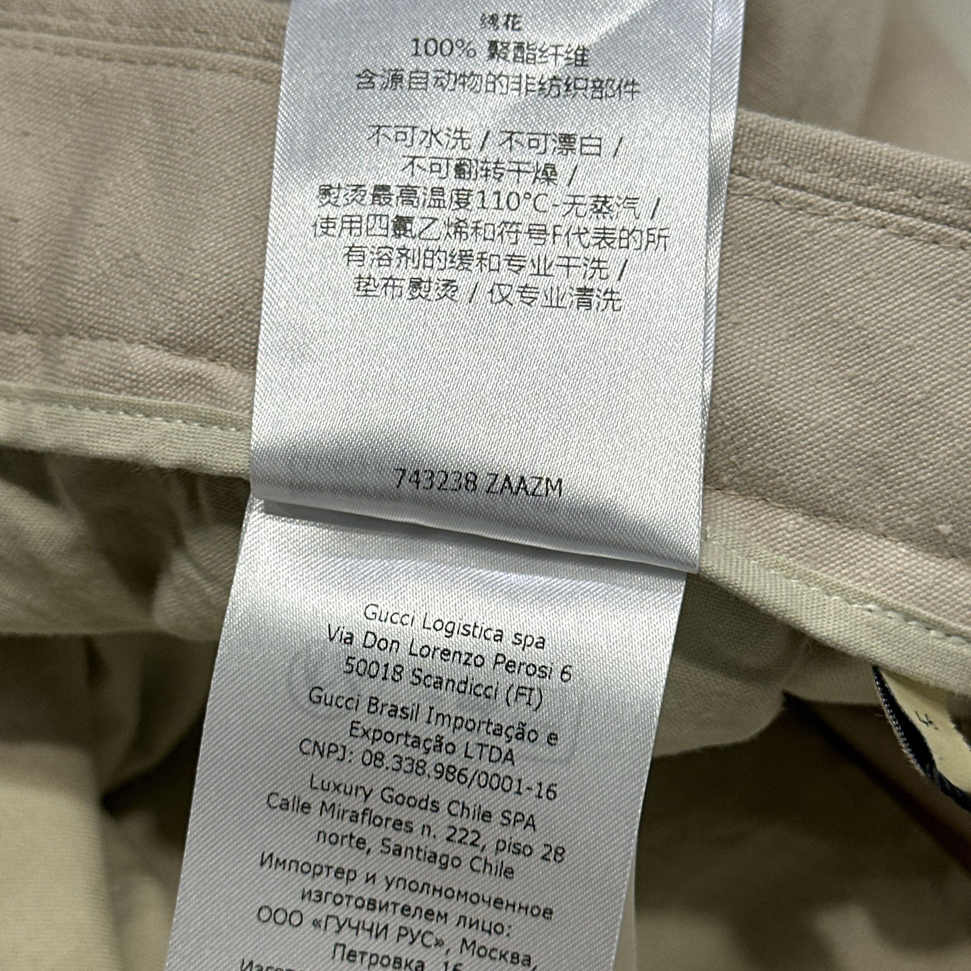 Gucci Gucci Khaki Casual Pants Size 30 Size US 30 / EU 46 - 6 Thumbnail