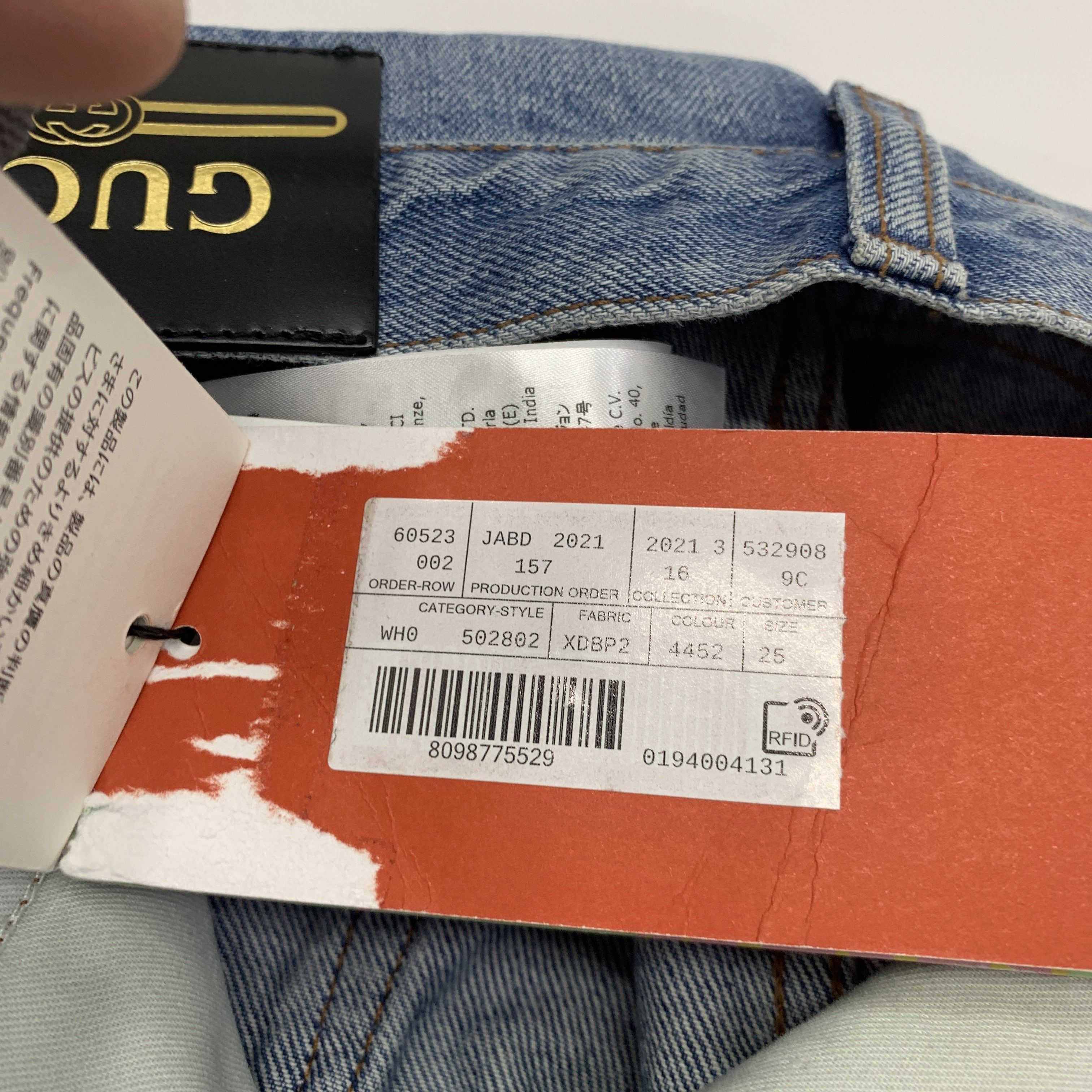 Gucci GUCCI Washed Logo Jeans Size 25 Size 25" / US 0 / IT 36 - 4 Thumbnail