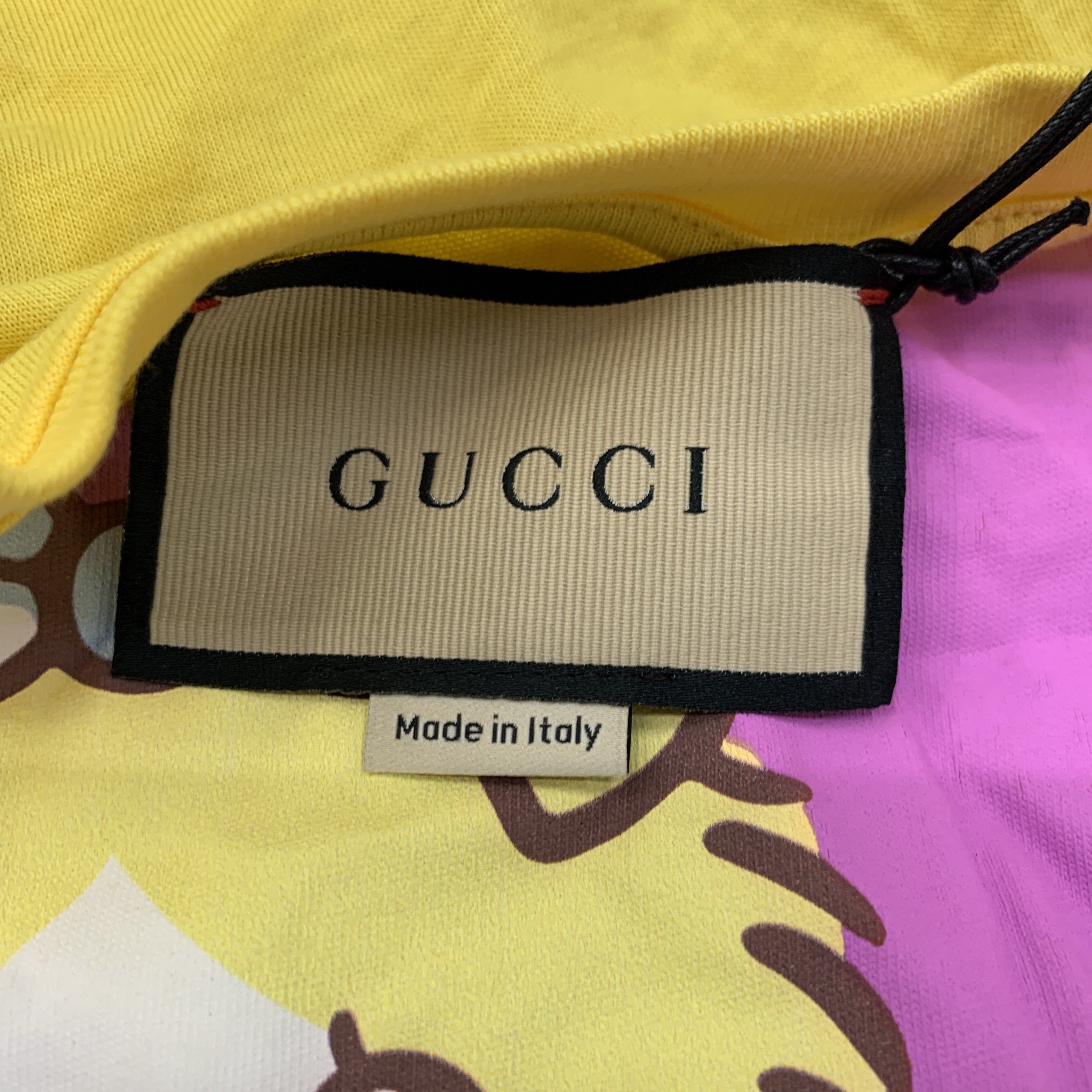 Gucci Gucci Banana Cat Print T-Shirt Size L Size US L / EU 52-54 / 3 - 2 Thumbnail
