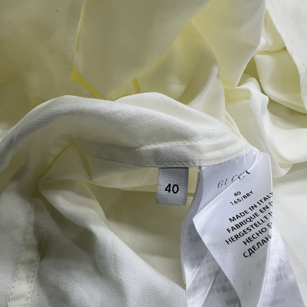 Gucci Gucci Long Sleeve Button Up Shirt Size M Size US XXS / EU 40 - 4 Thumbnail