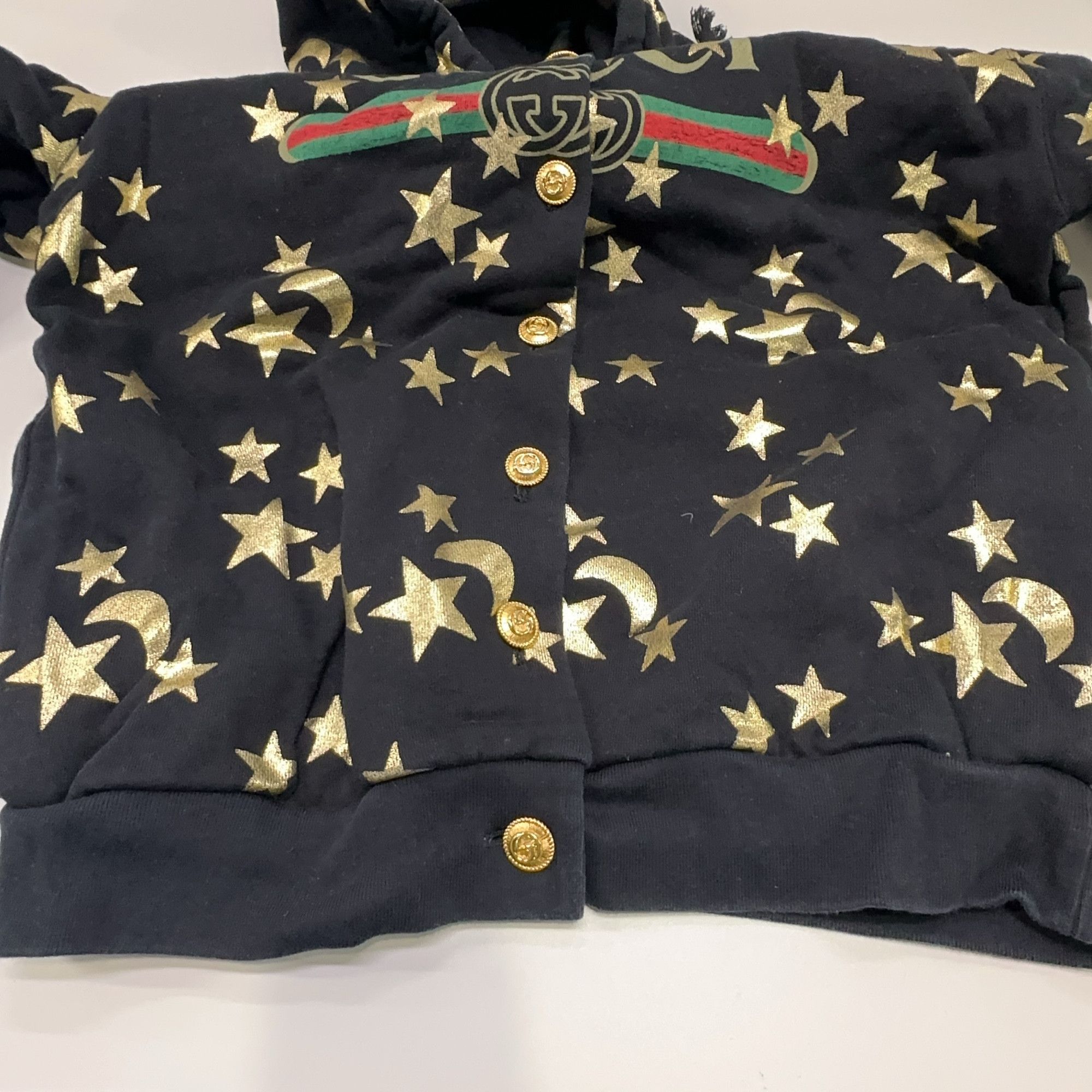 Gucci Gucci Star Moon Print Button Hoodie Size S Size S / US 4 / IT 40 - 11 Thumbnail