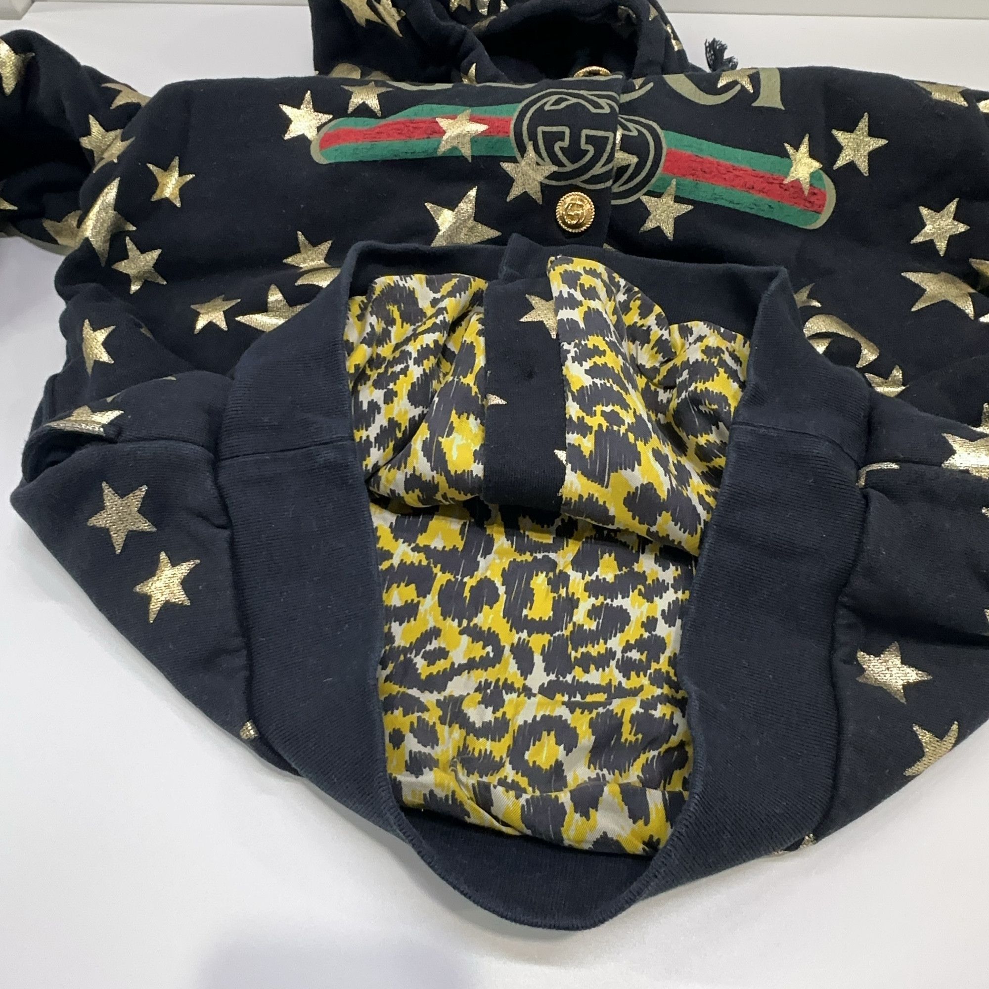 Gucci Gucci Star Moon Print Button Hoodie Size S Size S / US 4 / IT 40 - 12 Thumbnail