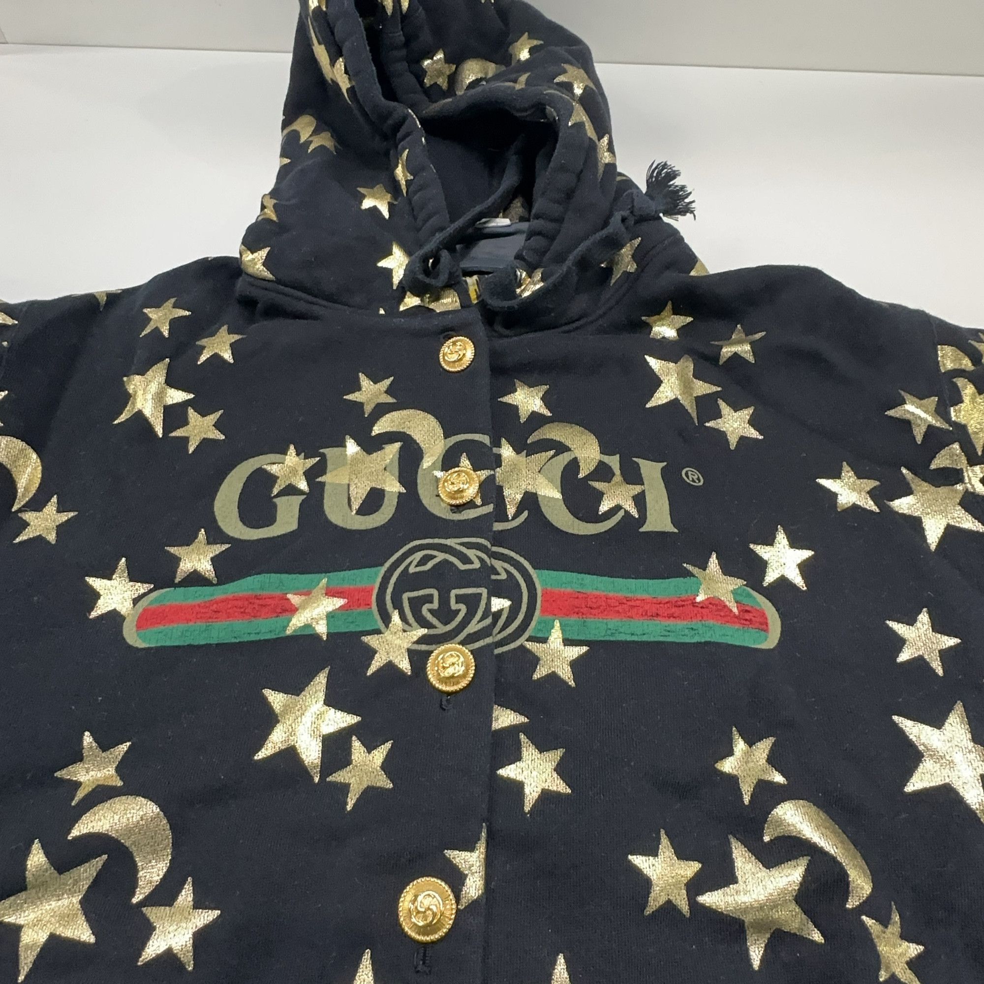 Gucci Gucci Star Moon Print Button Hoodie Size S Size S / US 4 / IT 40 - 10 Thumbnail