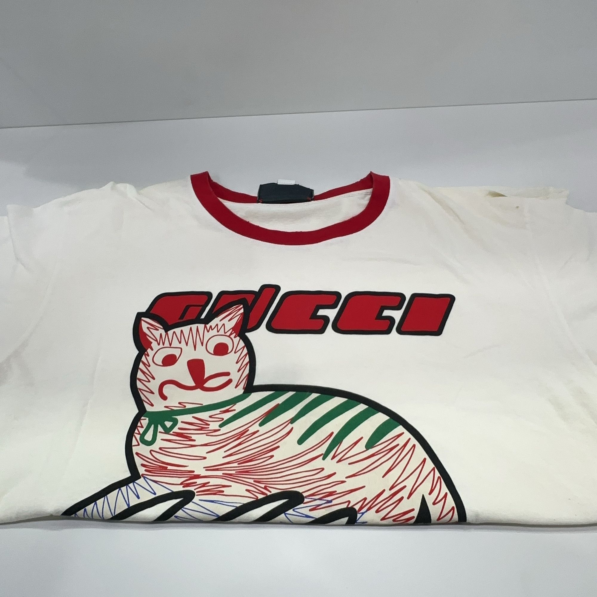 Gucci Gucci Cat Print T-Shirt Size L Size L / US 10 / IT 46 - 7 Thumbnail