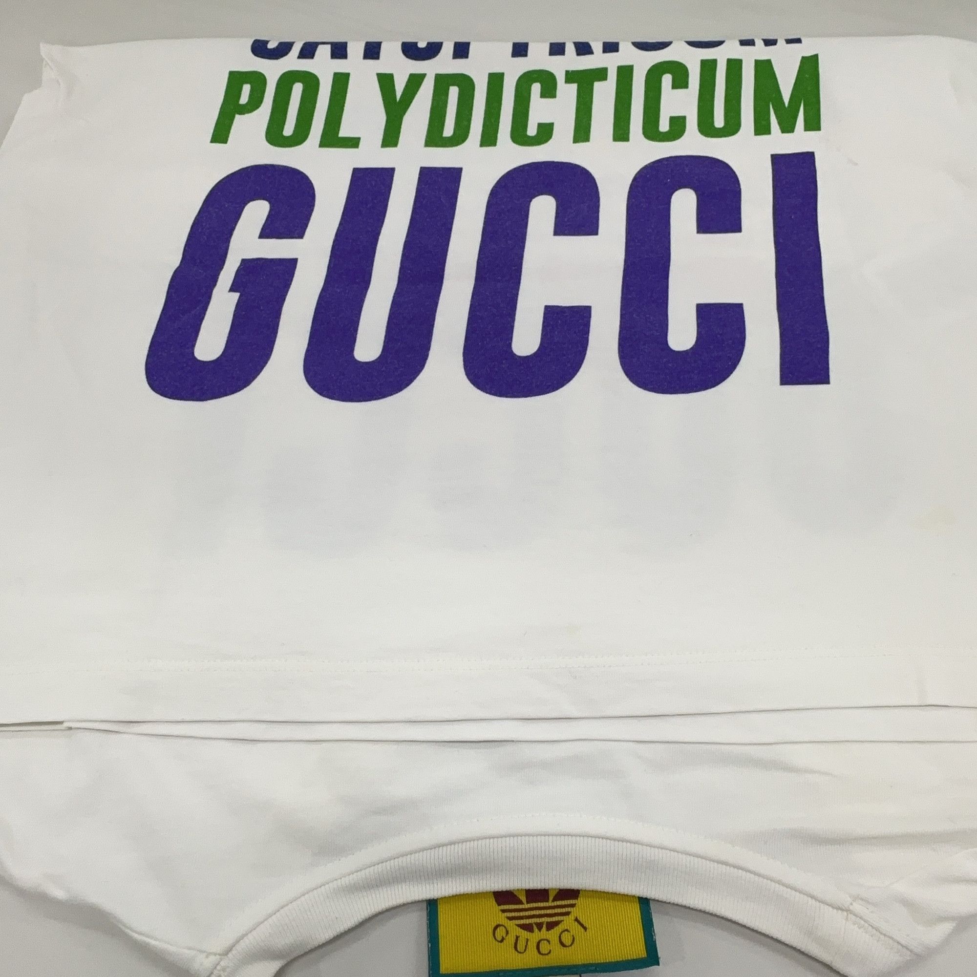 Adidas × Gucci Gucci x Adidas Logo Print T-Shirt Size XS Size XS / US 0-2 / IT 36-38 - 9 Thumbnail