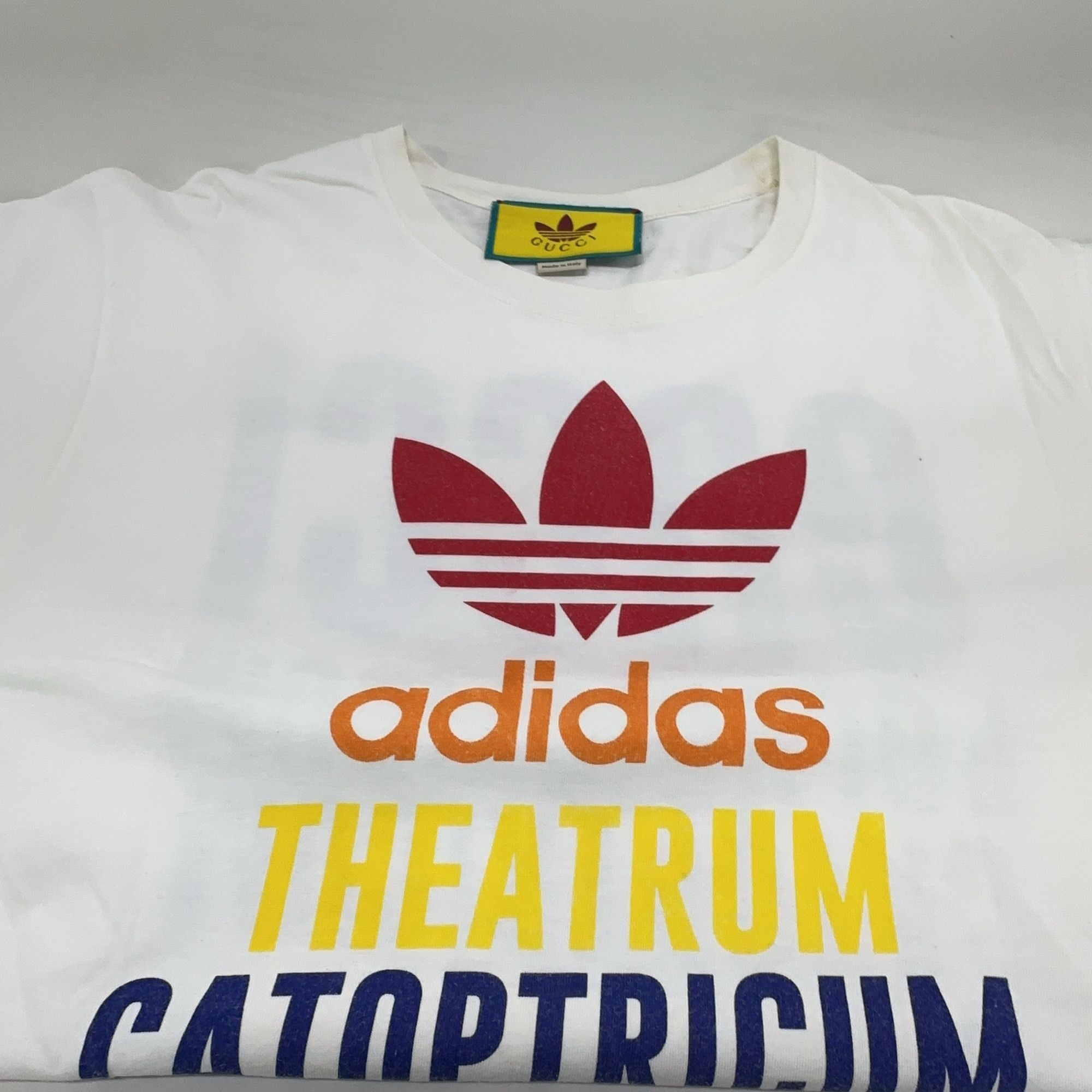 Adidas × Gucci Gucci x Adidas Logo Print T-Shirt Size XS Size XS / US 0-2 / IT 36-38 - 8 Thumbnail