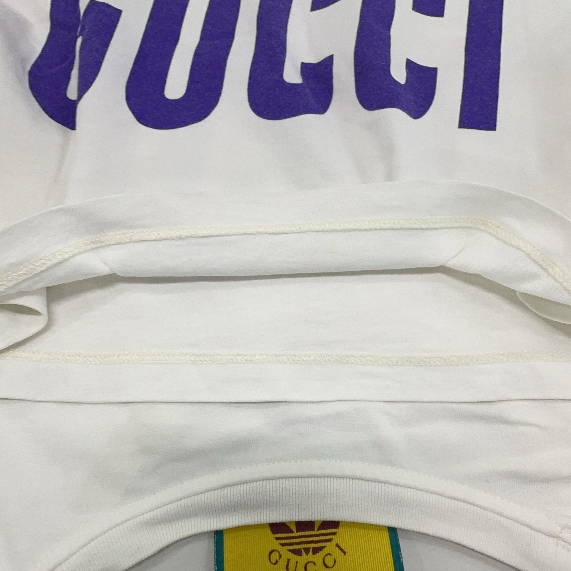 Adidas × Gucci Gucci x Adidas Logo Print T-Shirt Size XS Size XS / US 0-2 / IT 36-38 - 10 Thumbnail