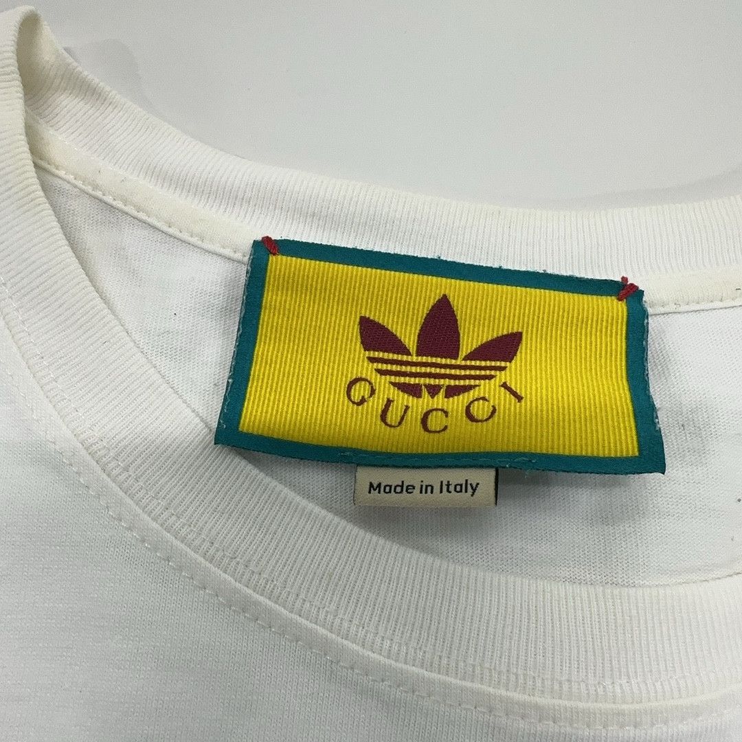 Adidas × Gucci Gucci x Adidas Logo Print T-Shirt Size XS Size XS / US 0-2 / IT 36-38 - 6 Thumbnail