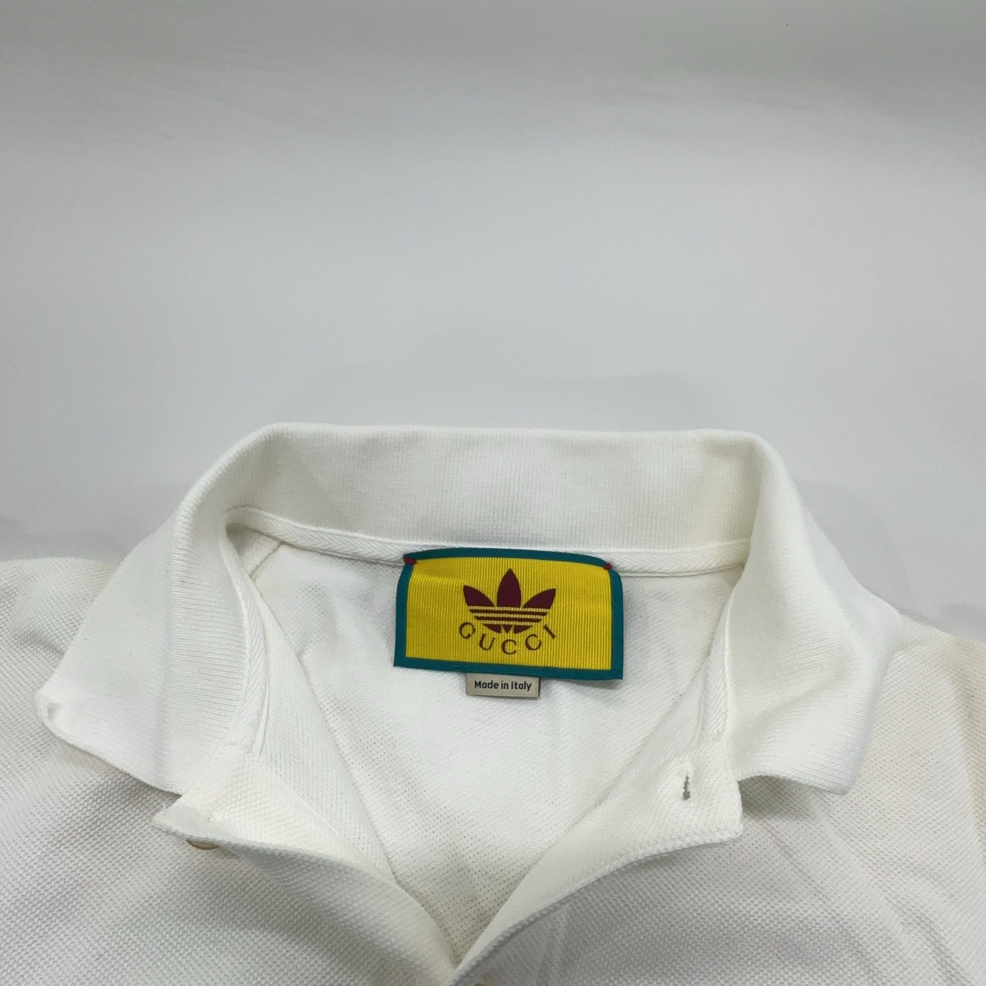 Gucci Gucci x Adidas Logo Embroidery Polo Shirt Size S Size US S / EU 44-46 / 1 - 6 Thumbnail