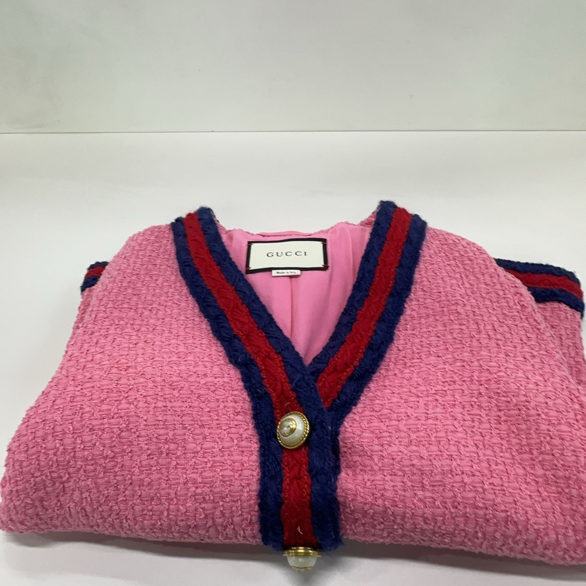 Gucci Gucci Pink Tweed Jacket Size 40 Size S / US 4 / IT 40 - 8 Thumbnail