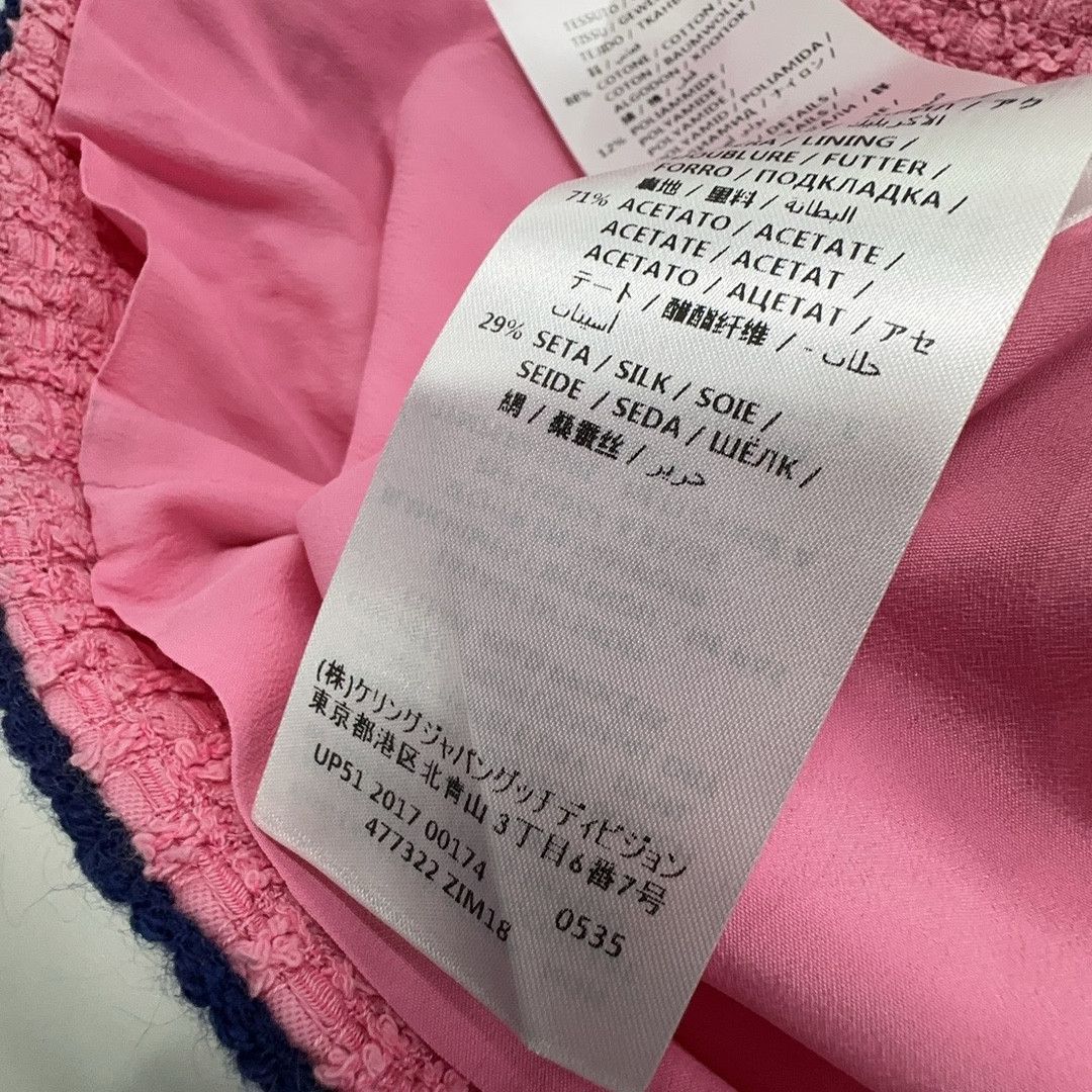Gucci Gucci Pink Tweed Jacket Size 40 Size S / US 4 / IT 40 - 4 Thumbnail