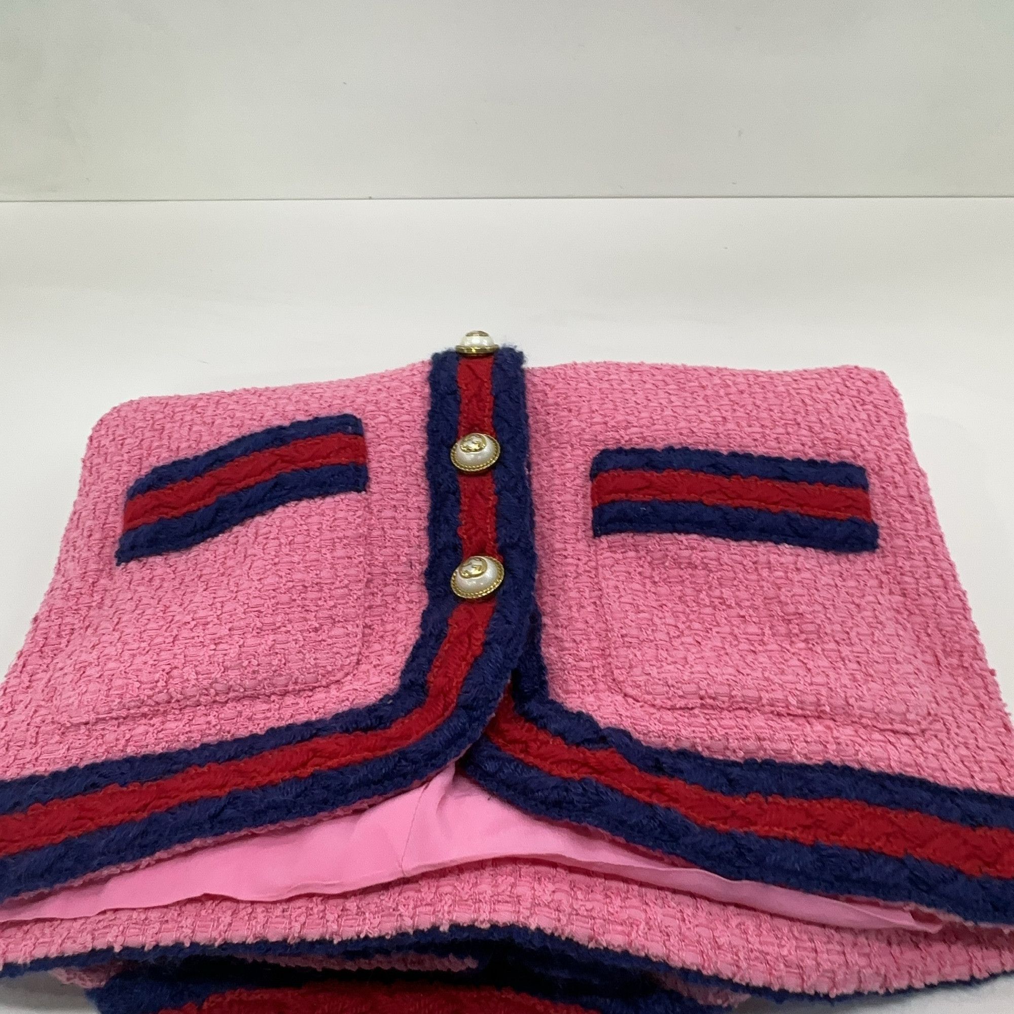Gucci Gucci Pink Tweed Jacket Size 40 Size S / US 4 / IT 40 - 9 Thumbnail