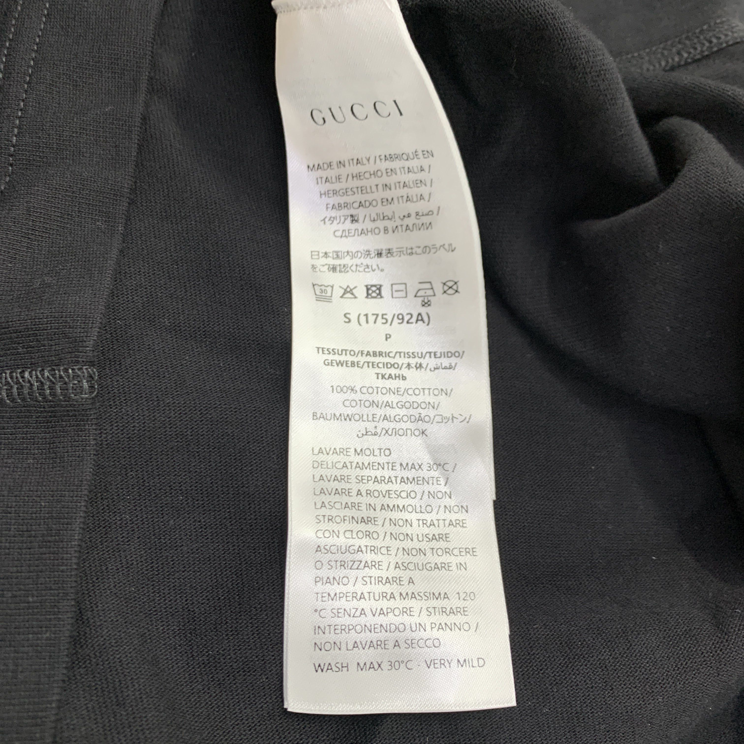 Gucci Gucci Logo Cotton T-Shirt Size S Size US S / EU 44-46 / 1 - 2 Thumbnail