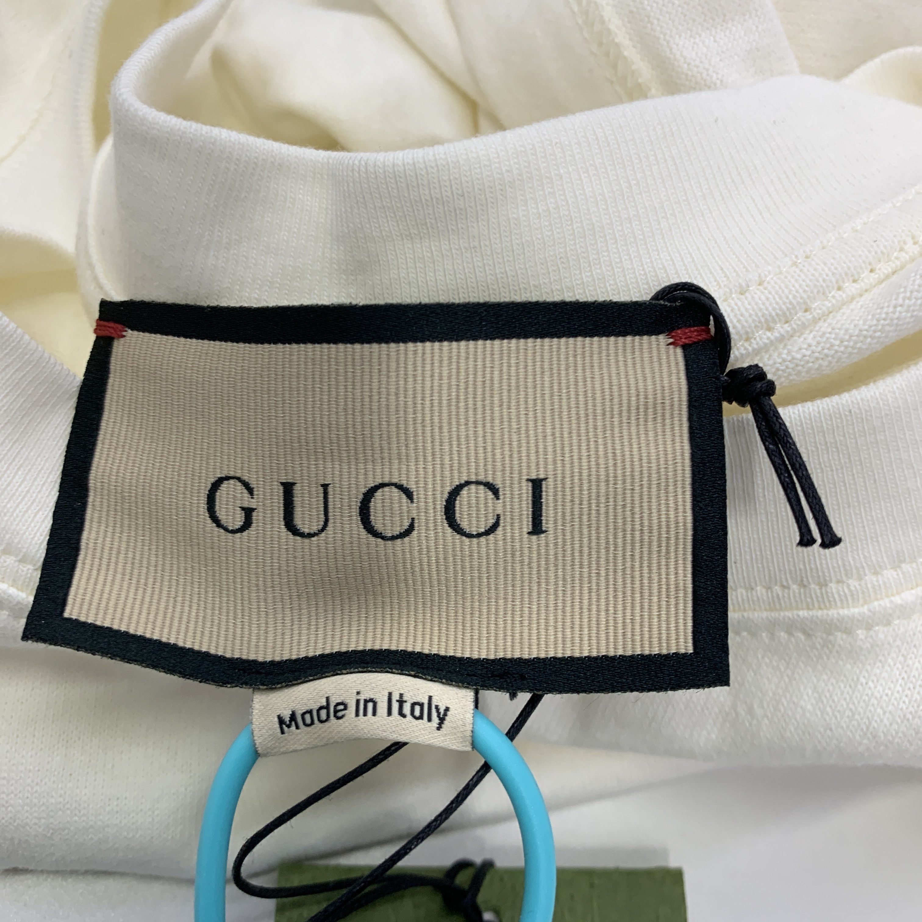 Gucci Gucci Logo Embroidery T-Shirt Size M Size US M / EU 48-50 / 2 - 2 Thumbnail