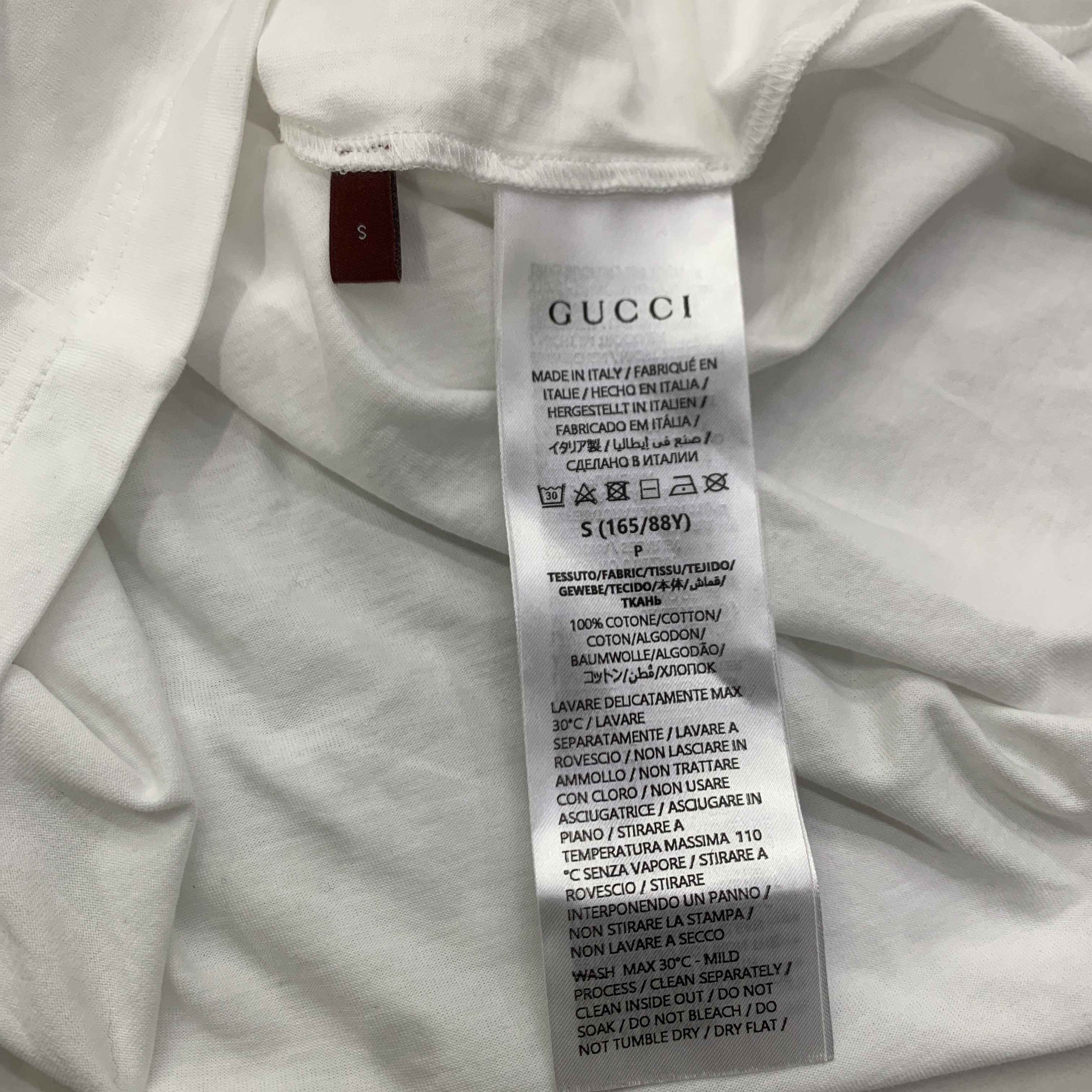 Gucci Gucci Logo Print Short Sleeve T-Shirt Size S Size S / US 4 / IT 40 - 3 Thumbnail