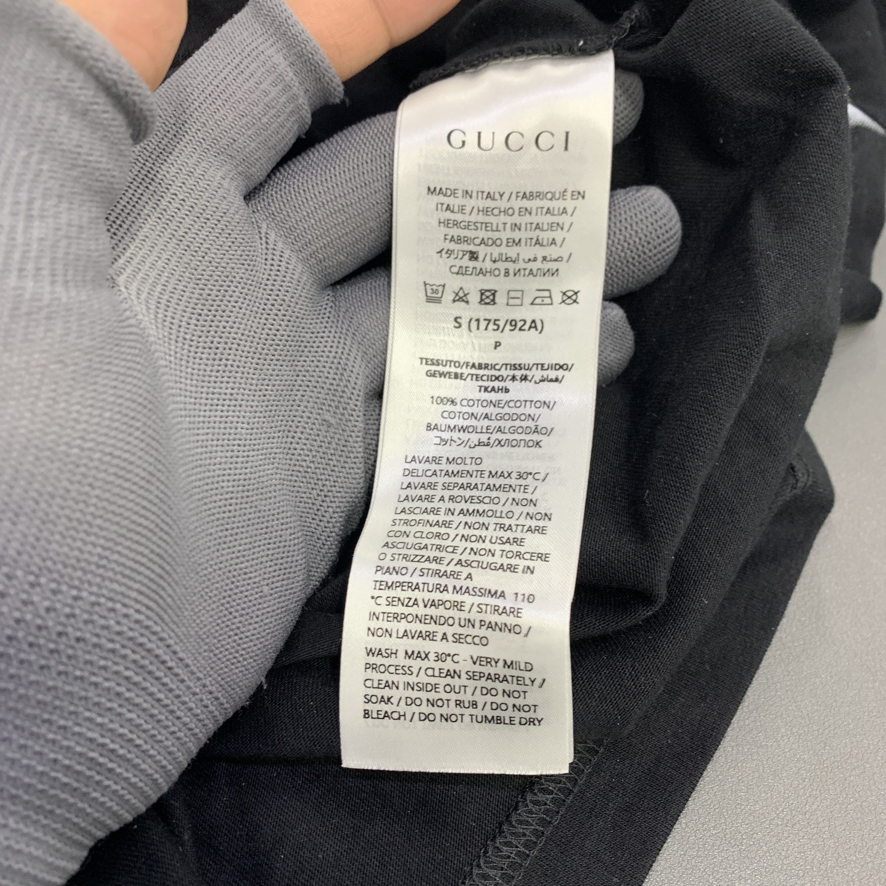 Gucci Gucci Firenze 1921 Logo T-Shirt Black Size S Size US S / EU 44-46 / 1 - 3 Thumbnail
