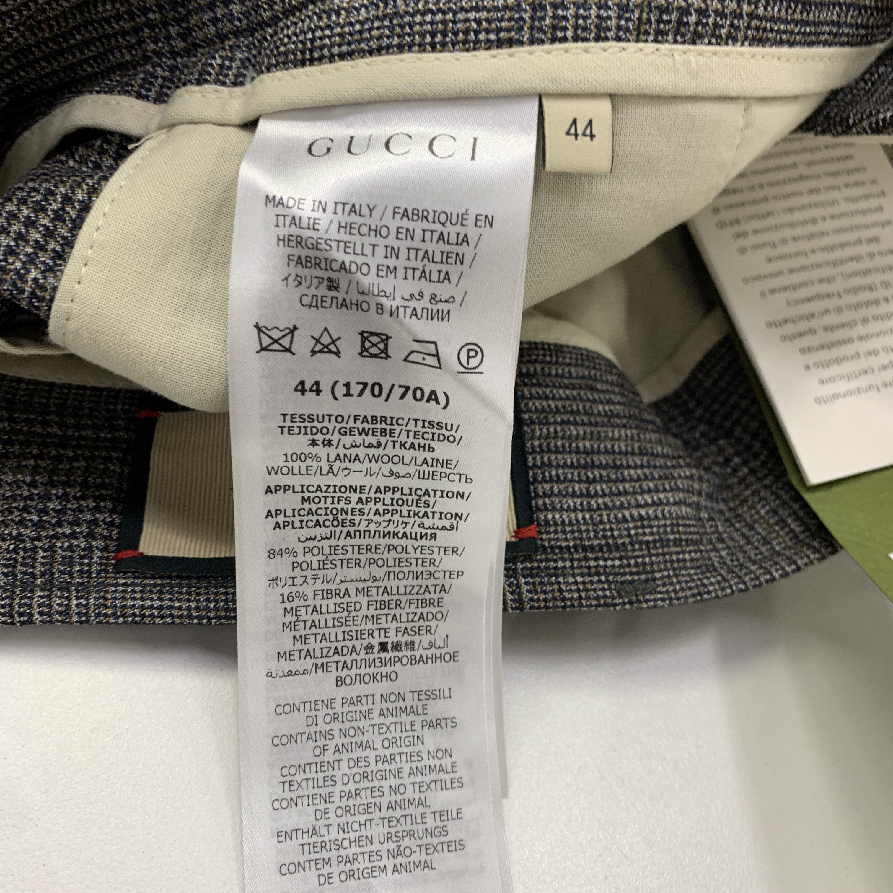 Gucci Gucci Plaid Wool Casual Pants Size 28 Size US 28 / EU 44 - 4 Thumbnail