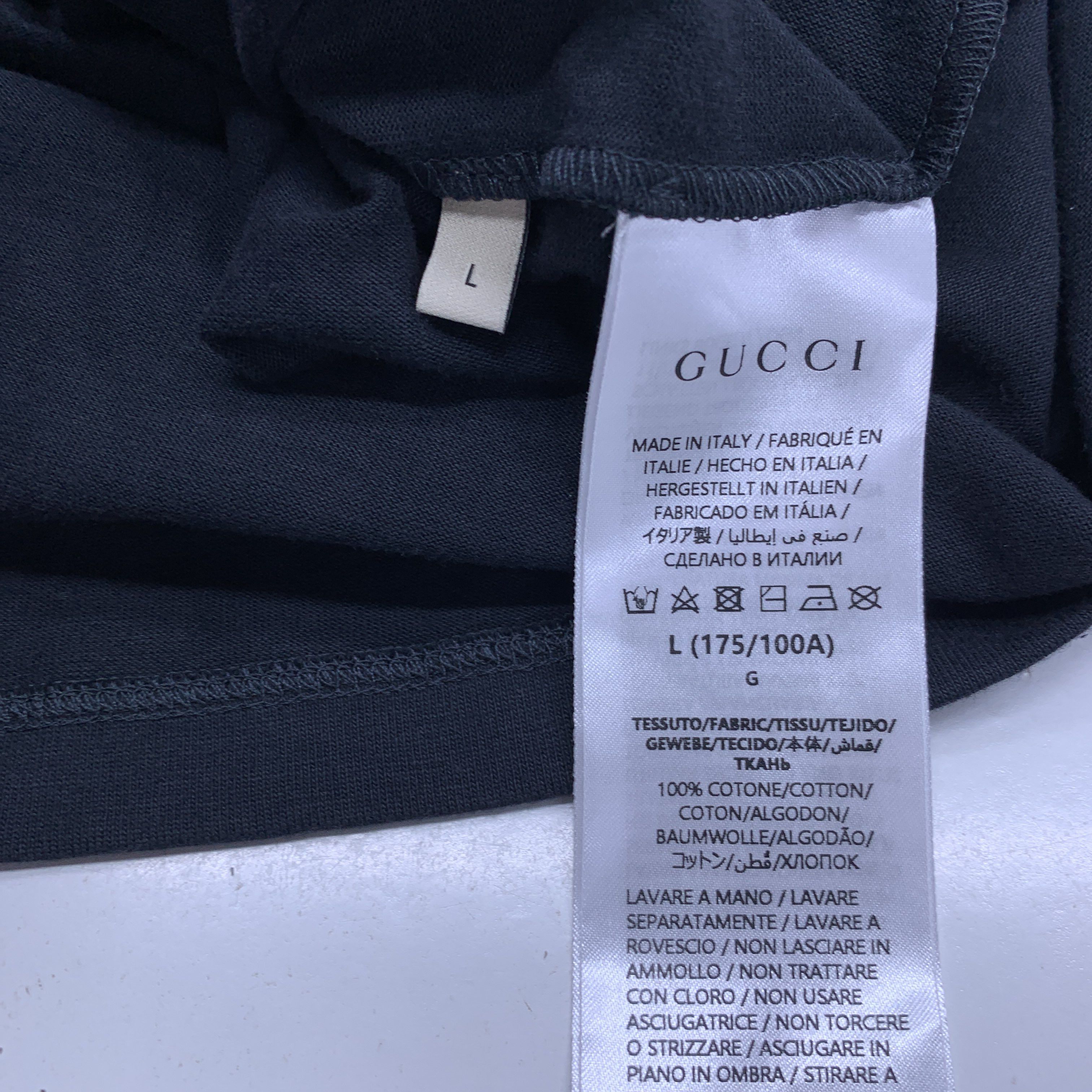 Gucci Gucci Blade Logo T-Shirt Size L Size US L / EU 52-54 / 3 - 3 Thumbnail