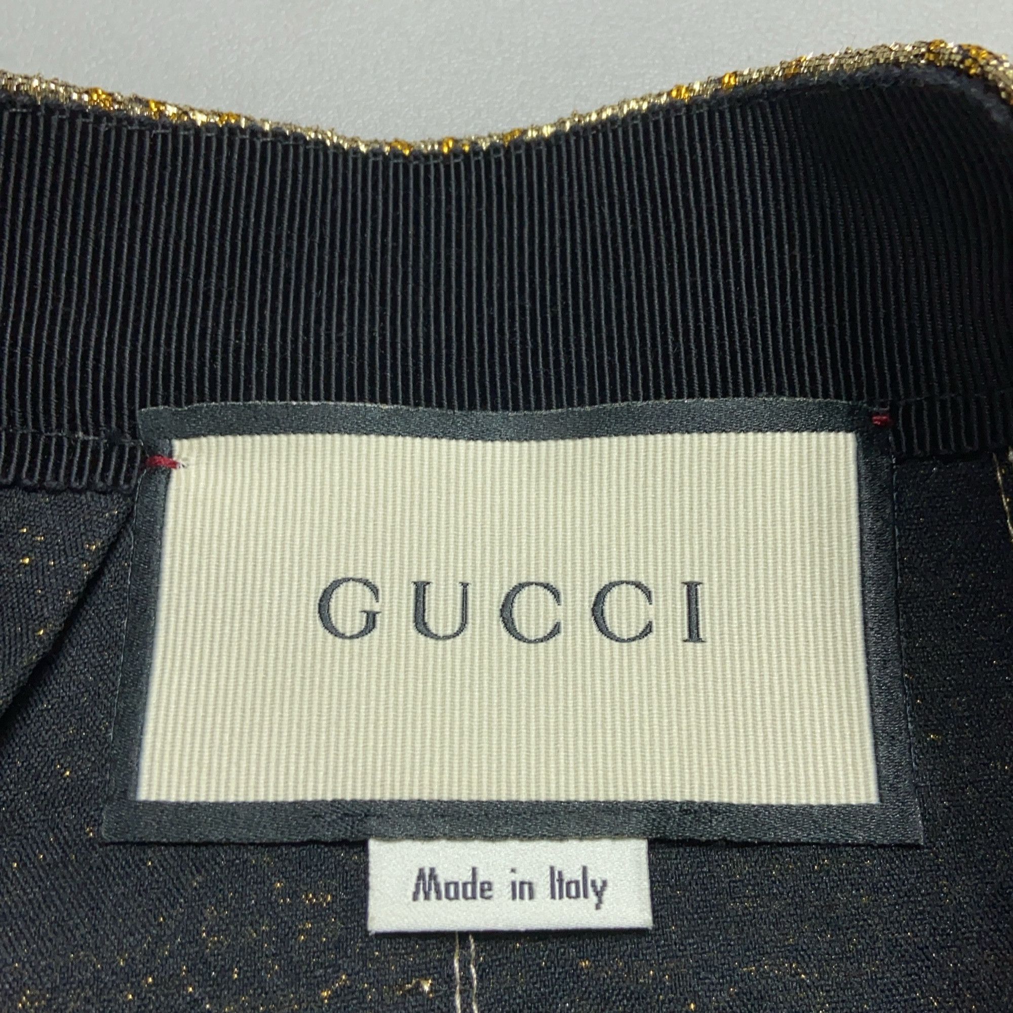 Gucci Gucci Gold Logo Mini Skirt Size 36 Size 25" / US 0 / IT 36 - 3 Thumbnail
