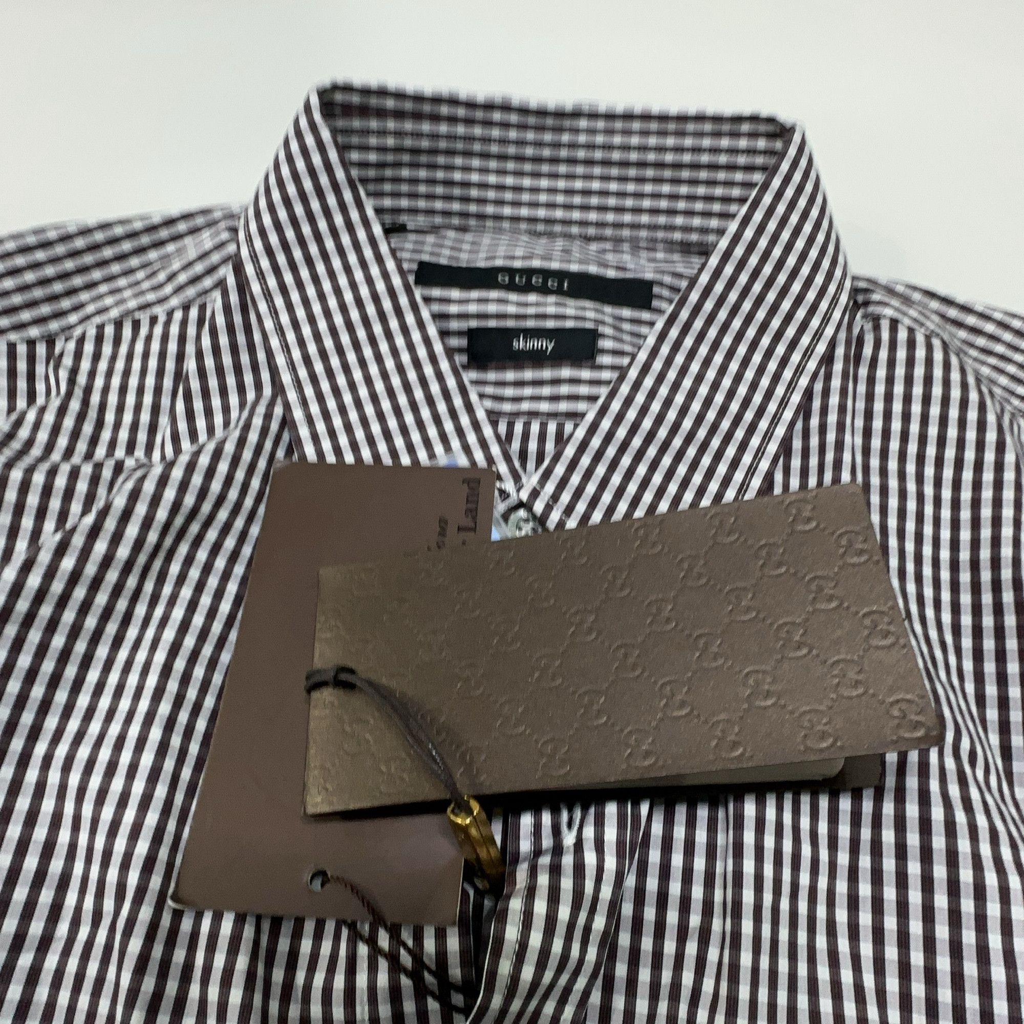 Gucci Gucci Gingham Check Shirt Size 40 Size US XXS / EU 40 - 4 Thumbnail