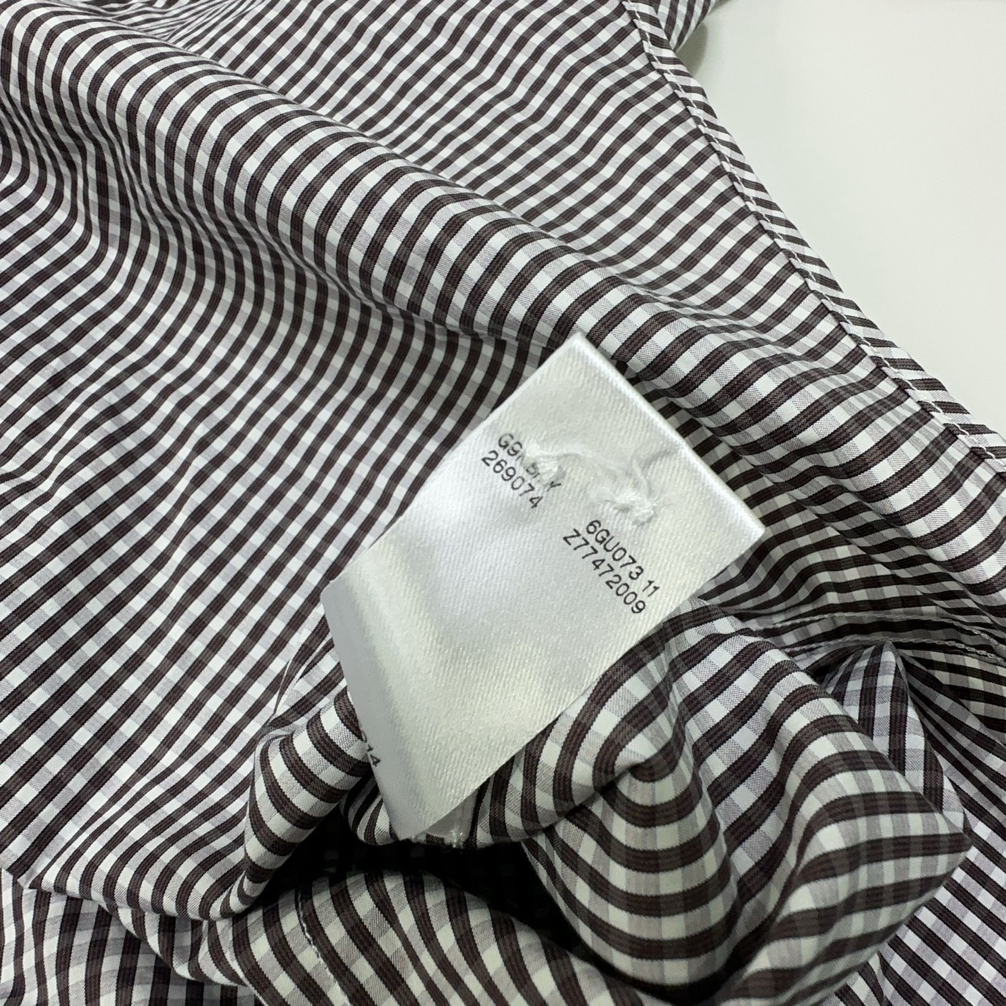 Gucci Gucci Gingham Check Shirt Size 40 Size US XXS / EU 40 - 3 Thumbnail