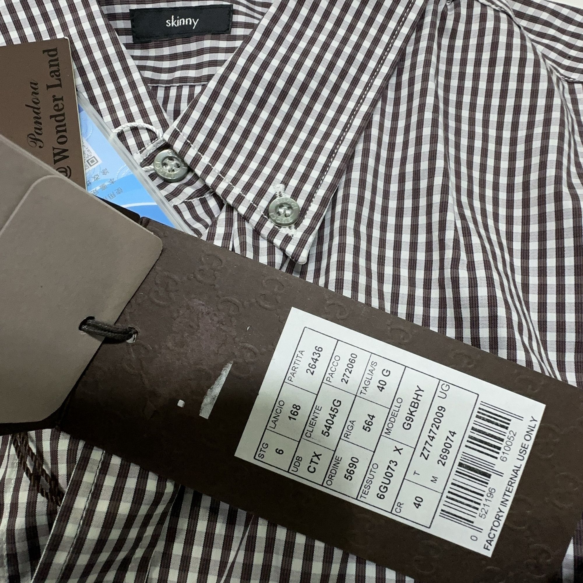 Gucci Gucci Gingham Check Shirt Size 40 Size US XXS / EU 40 - 6 Thumbnail