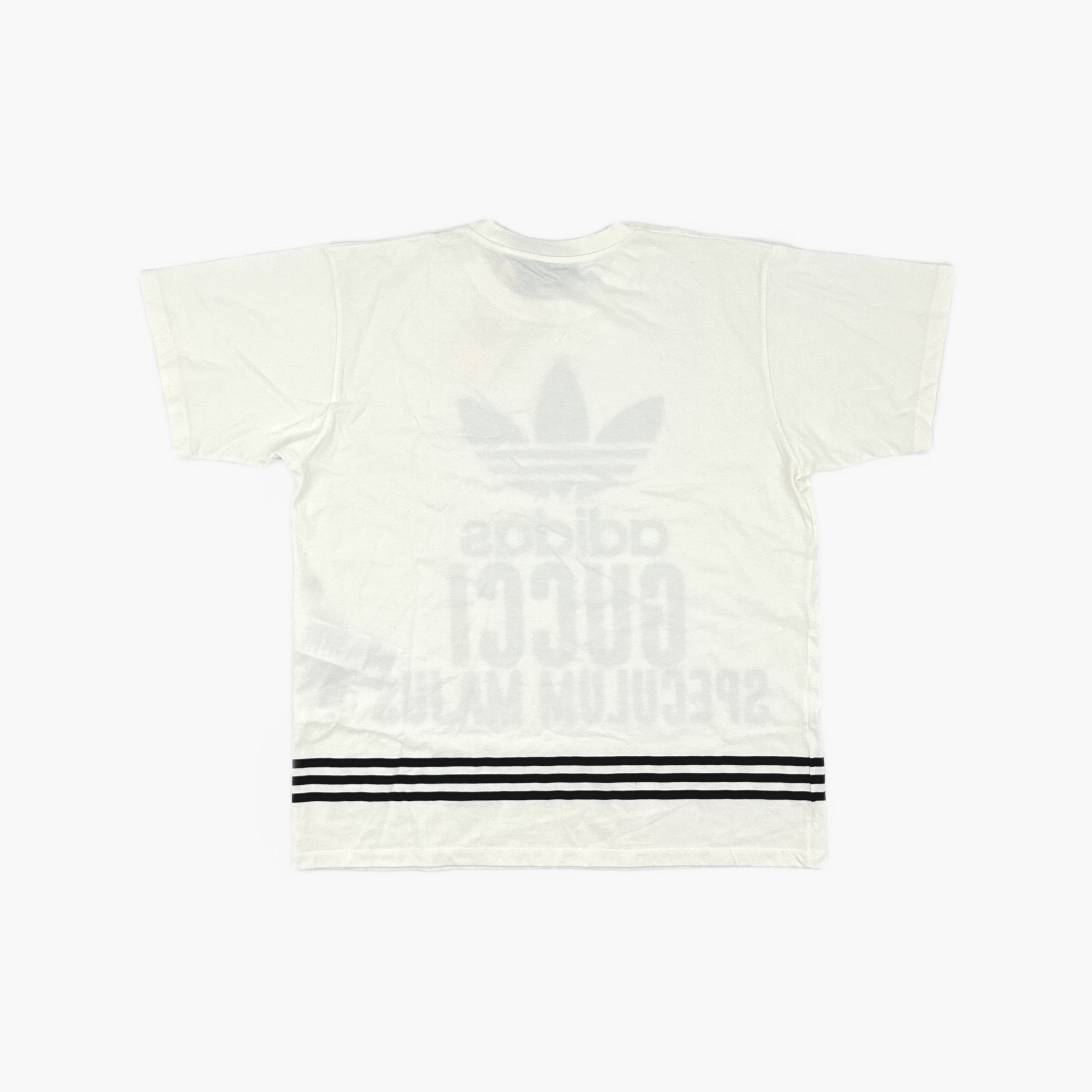 Gucci Gucci x Adidas Logo T-Shirt Size M Size US M / EU 48-50 / 2 - 2 Thumbnail