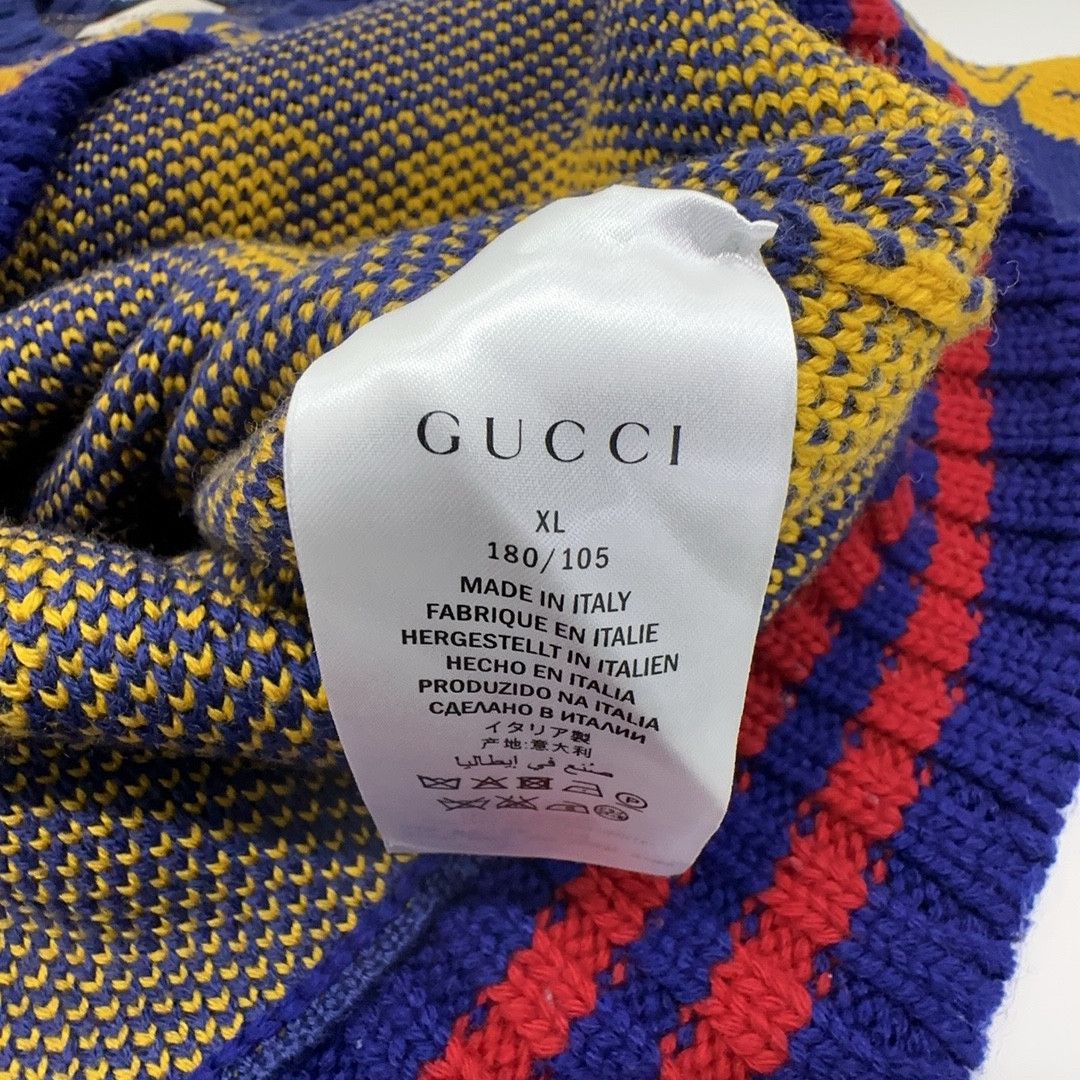 Gucci Gucci Bear Pattern Knit Sweater XL Size US XL / EU 56 / 4 - 3 Thumbnail