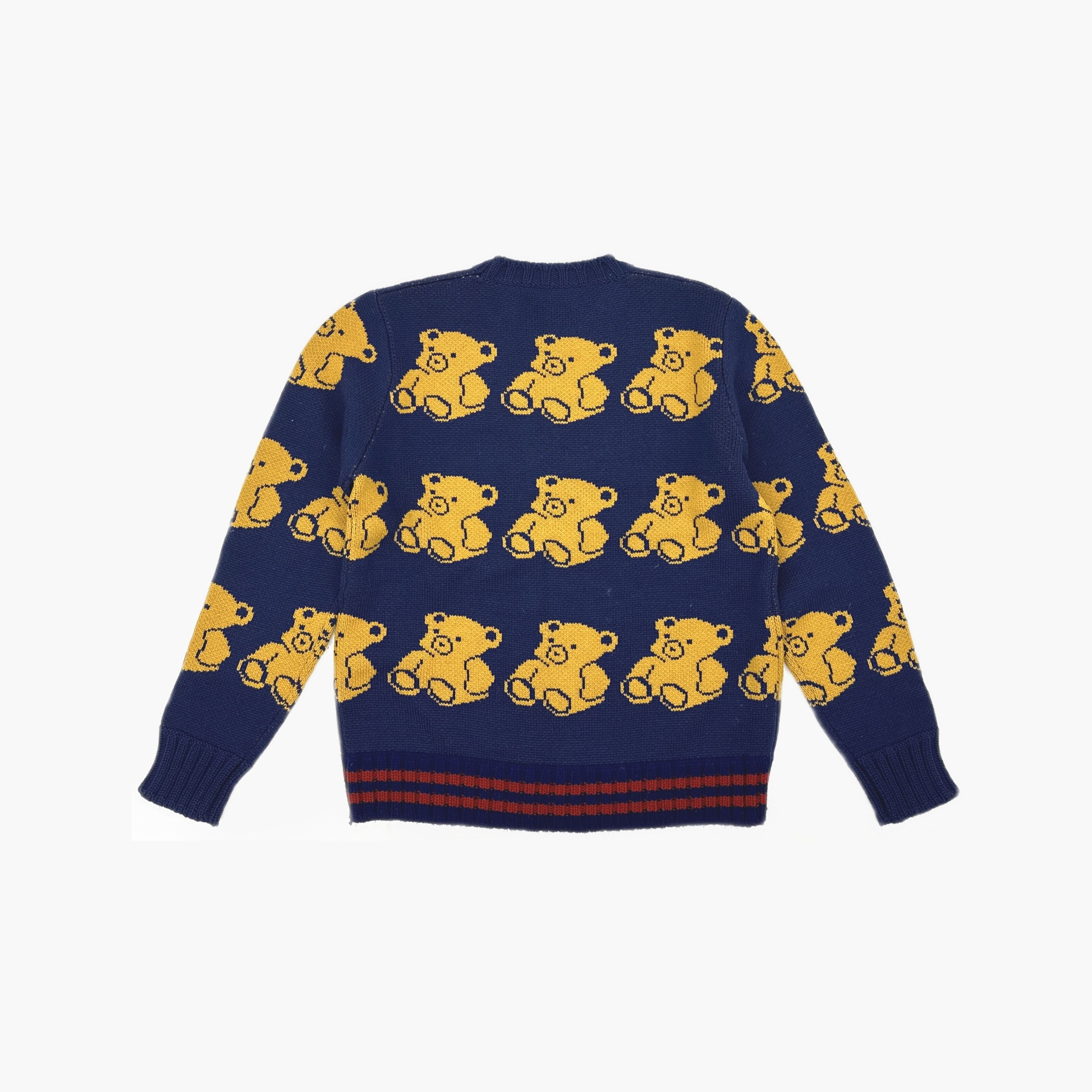 Gucci Gucci Bear Pattern Knit Sweater XL Size US XL / EU 56 / 4 - 2 Thumbnail