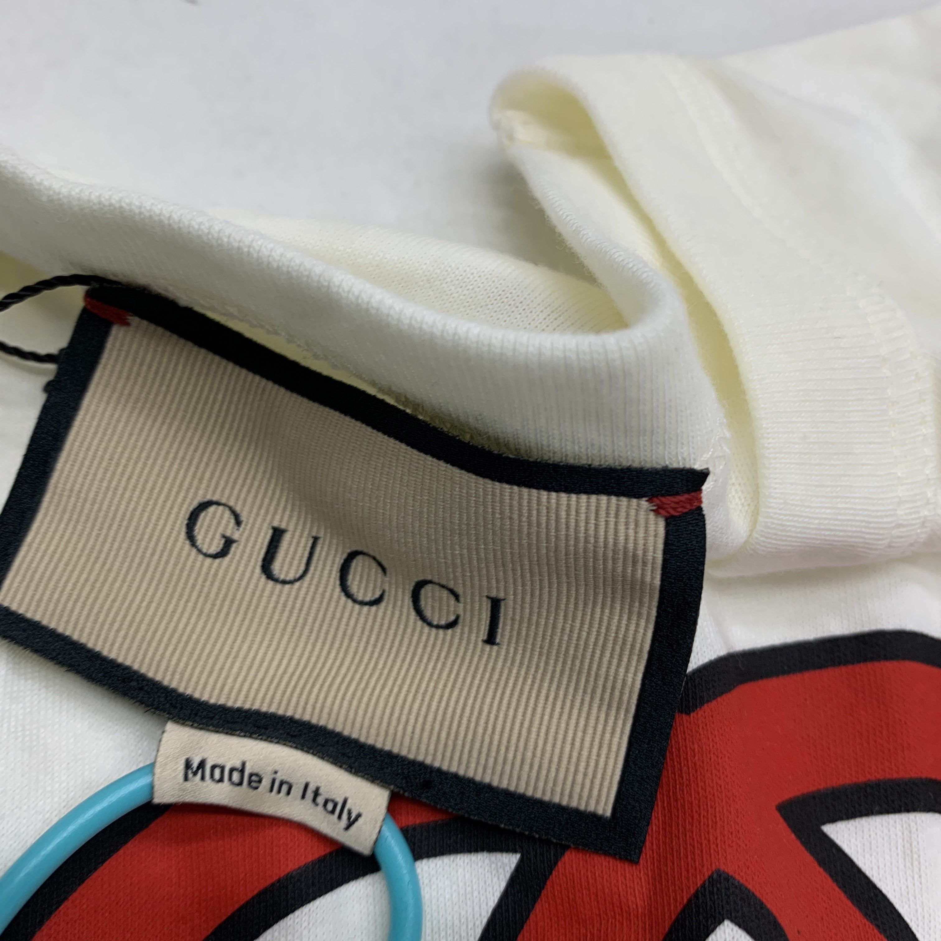 Gucci Gucci 1921 Logo Cotton T-Shirt Size XS Size XS / US 0-2 / IT 36-38 - 2 Thumbnail