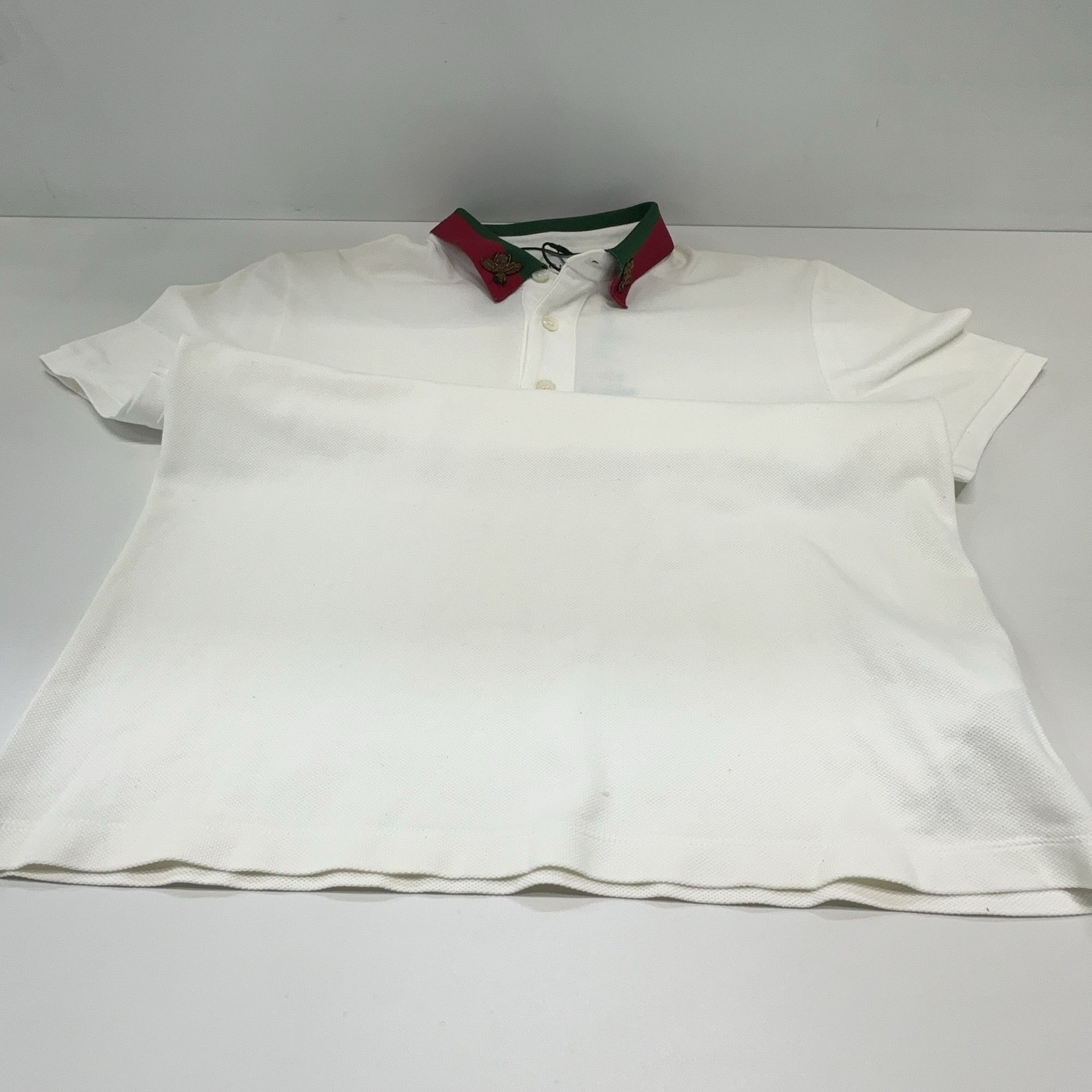 Gucci Gucci Bee Collar Polo Shirt Size M Size US M / EU 48-50 / 2 - 7 Thumbnail