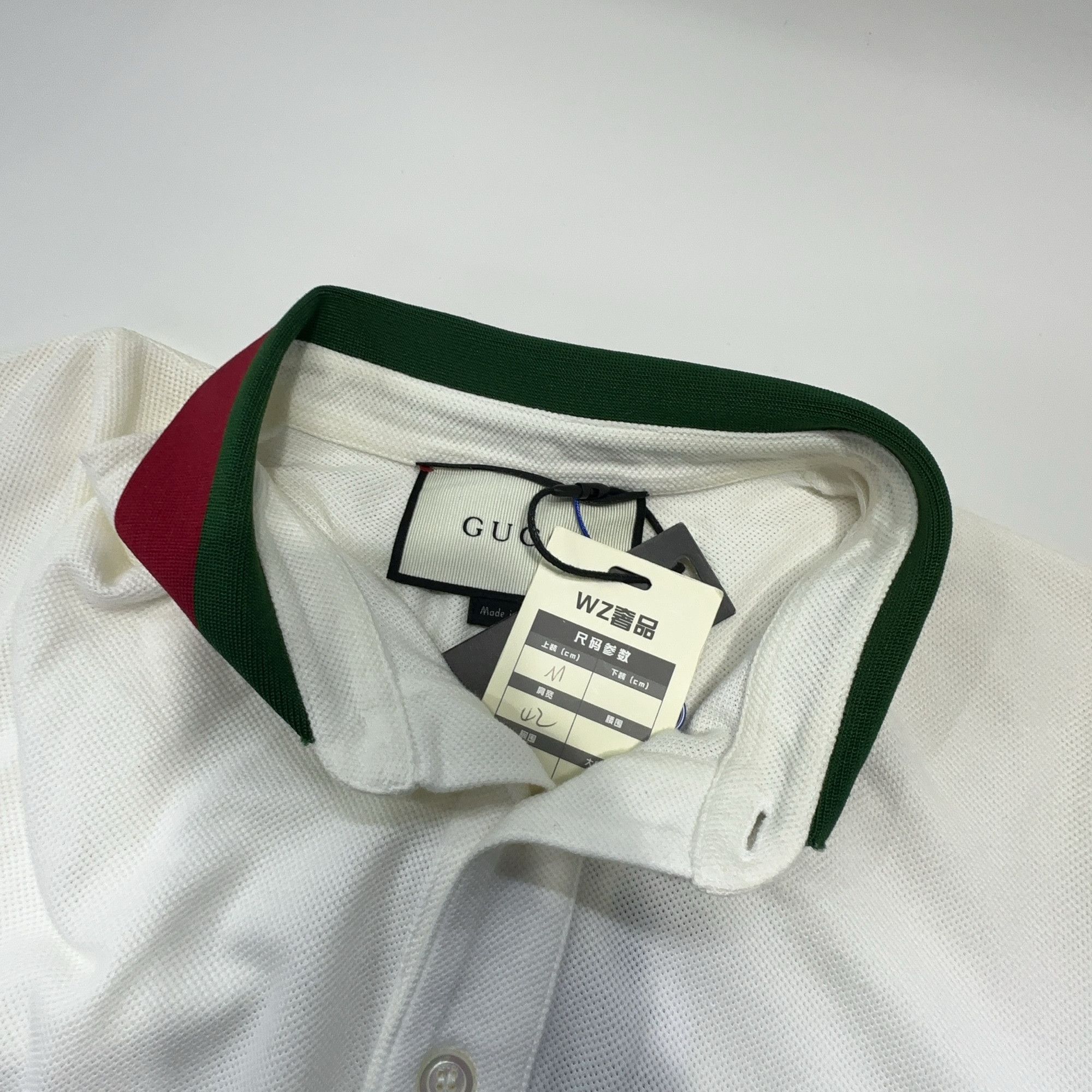 Gucci Gucci Bee Collar Polo Shirt Size M Size US M / EU 48-50 / 2 - 5 Thumbnail