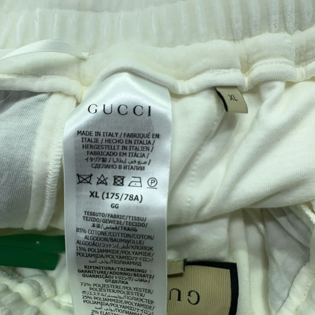 Gucci Gucci Web Stripe Jersey Joggers White XL Size 34" / US 12 / IT 48 - 5 Thumbnail