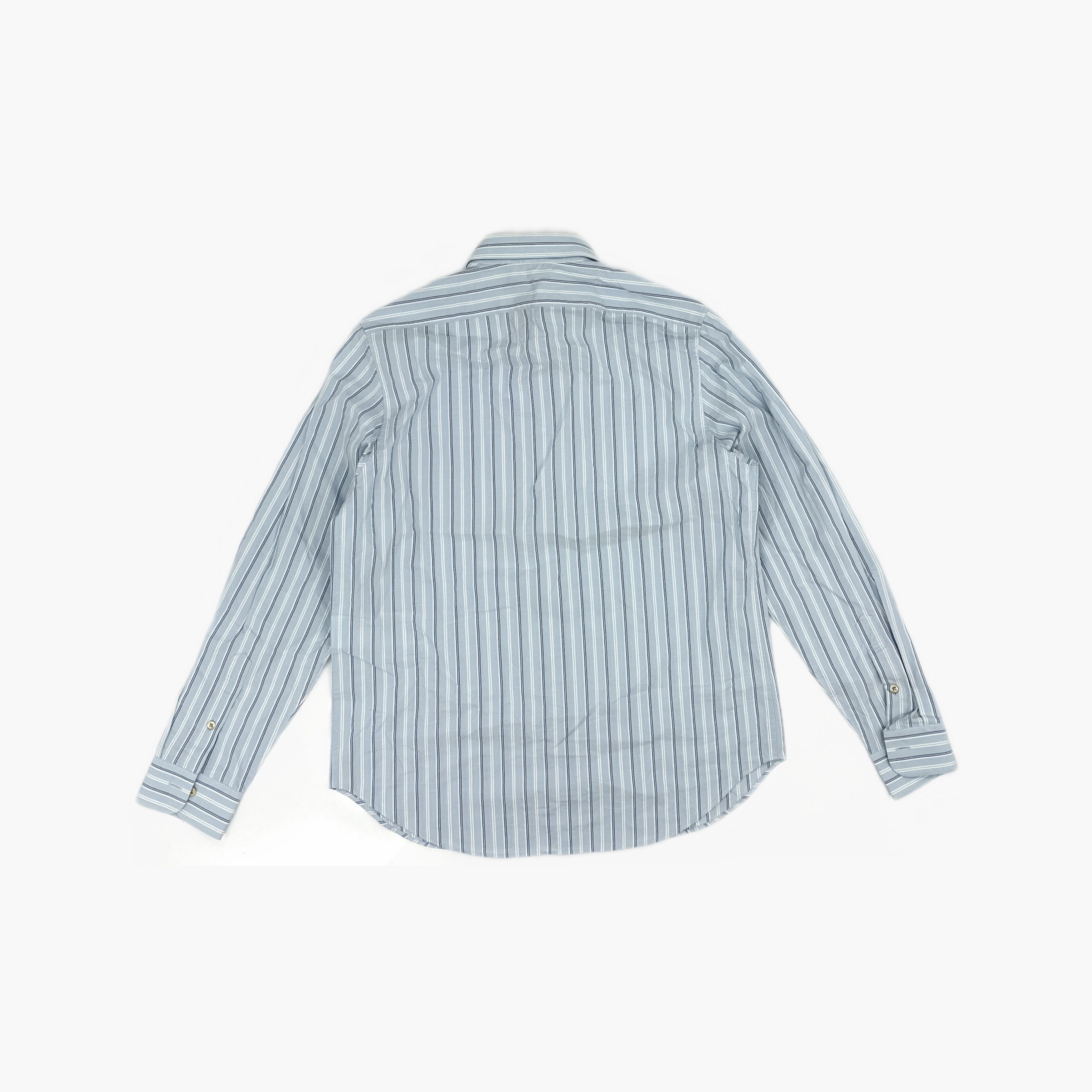 Gucci Gucci Striped Button Up Shirt Size M Size US M / EU 48-50 / 2 - 2 Thumbnail